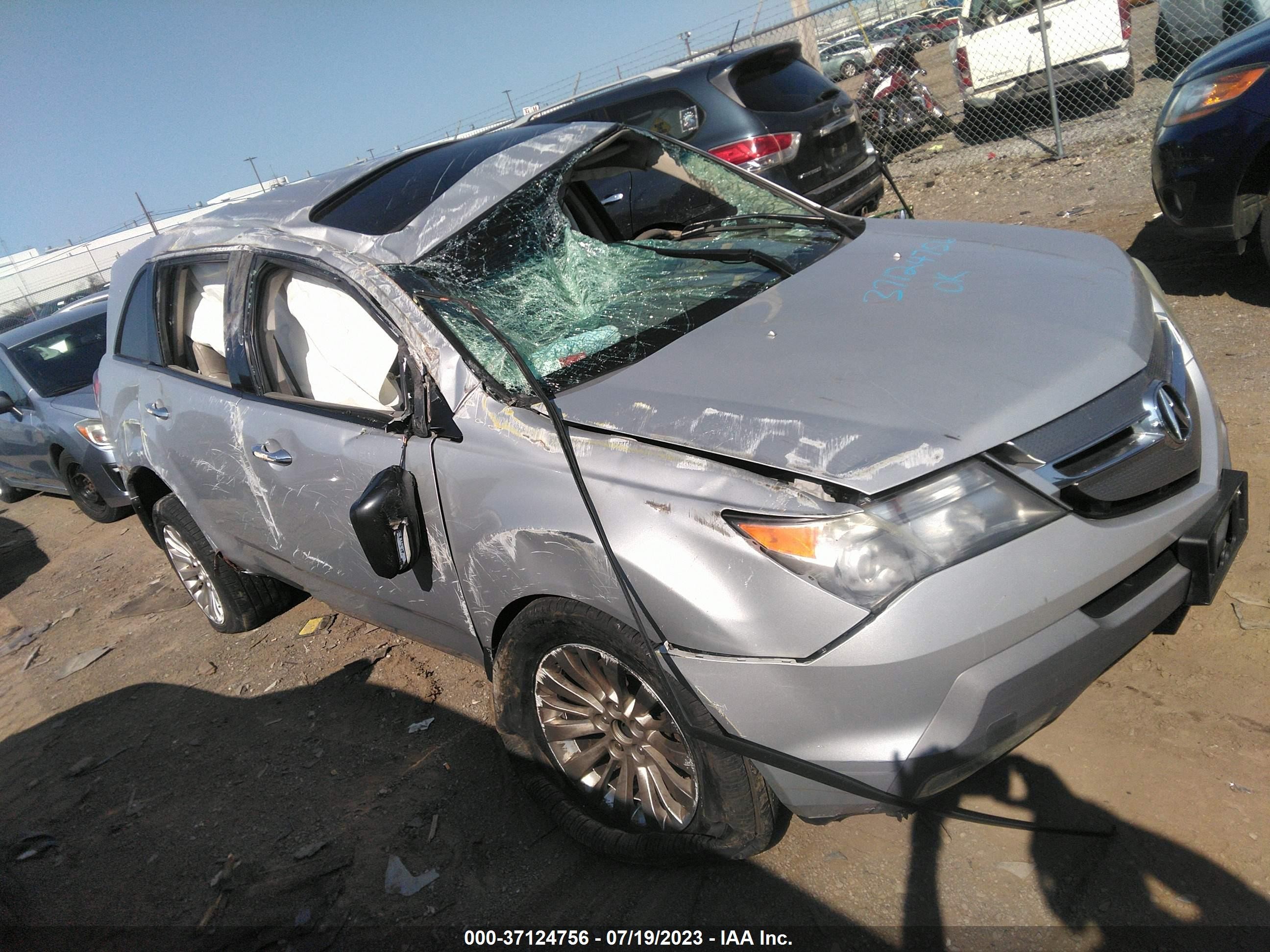 ACURA MDX 2009 2hnyd28279h517565