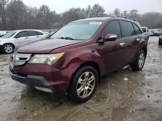 ACURA MDX 2007 2hnyd28287h504644