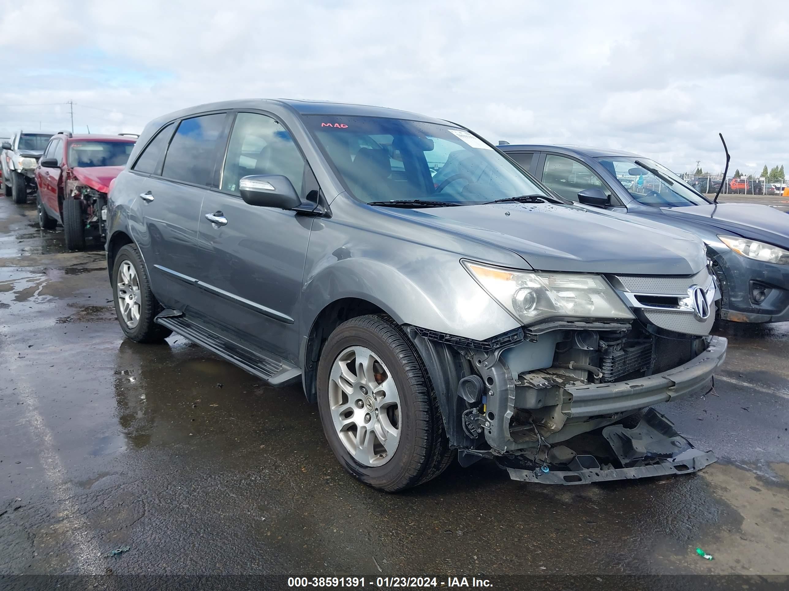 ACURA MDX 2008 2hnyd28298h530073