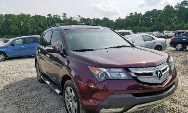 ACURA MDX 2009 2hnyd28299h506504