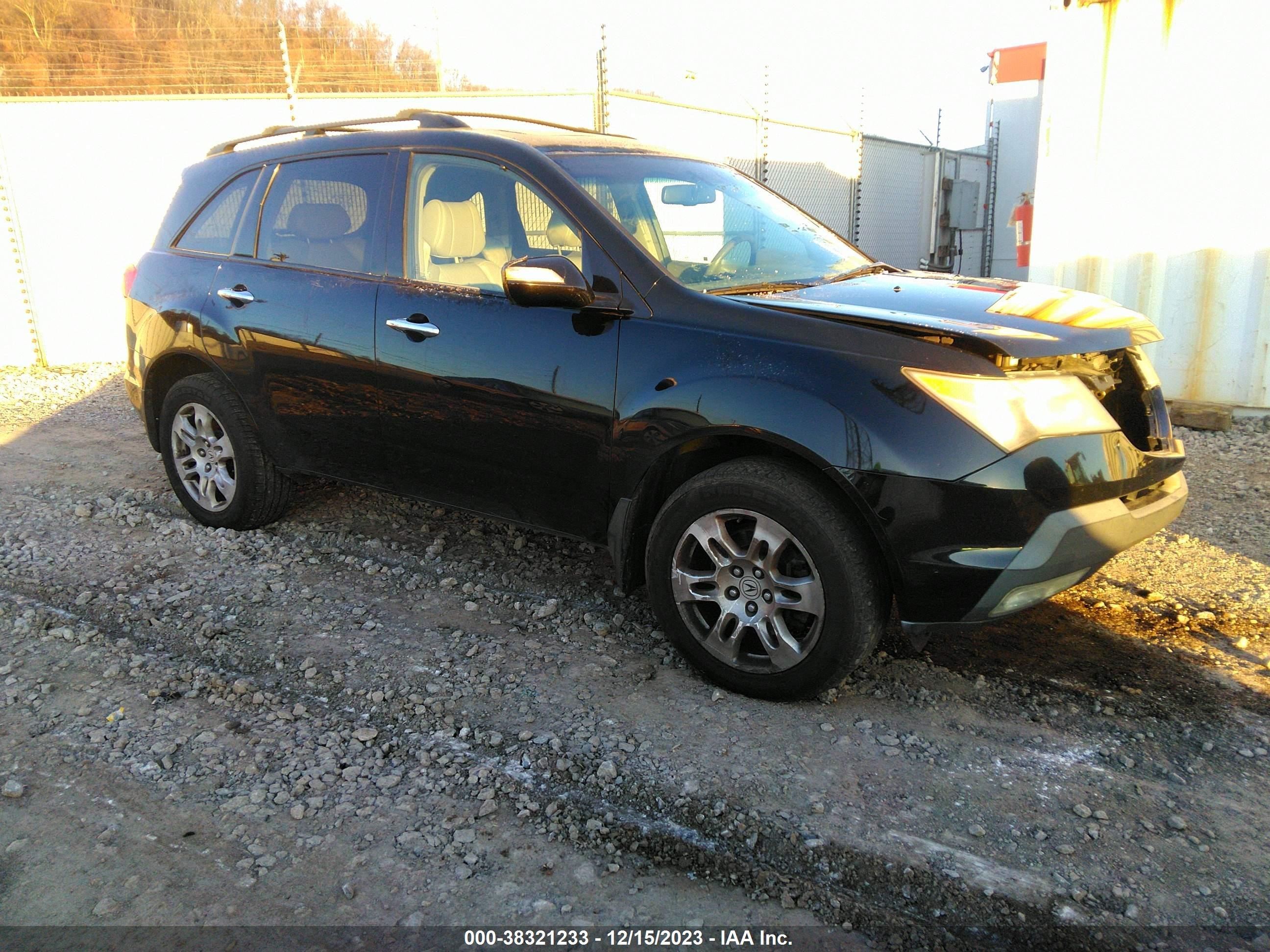 ACURA MDX 2009 2hnyd28299h530866