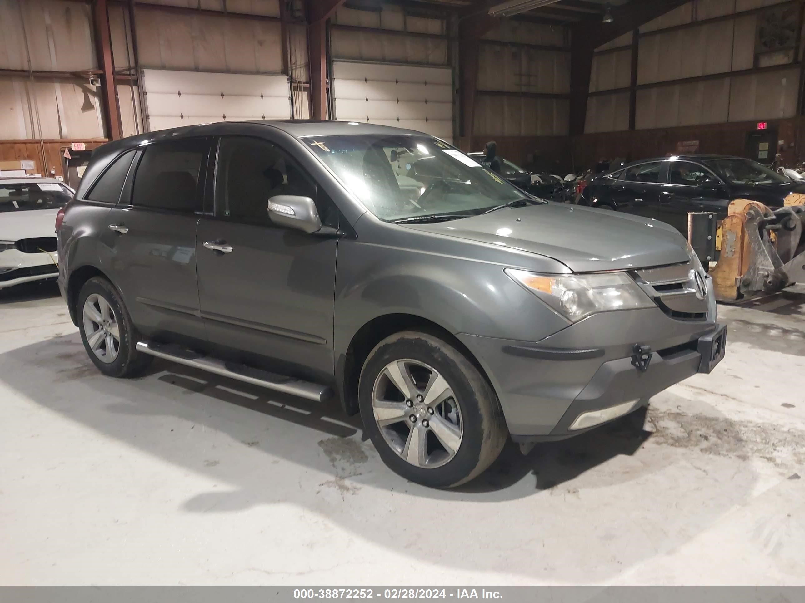 ACURA MDX 2007 2hnyd282x7h500269