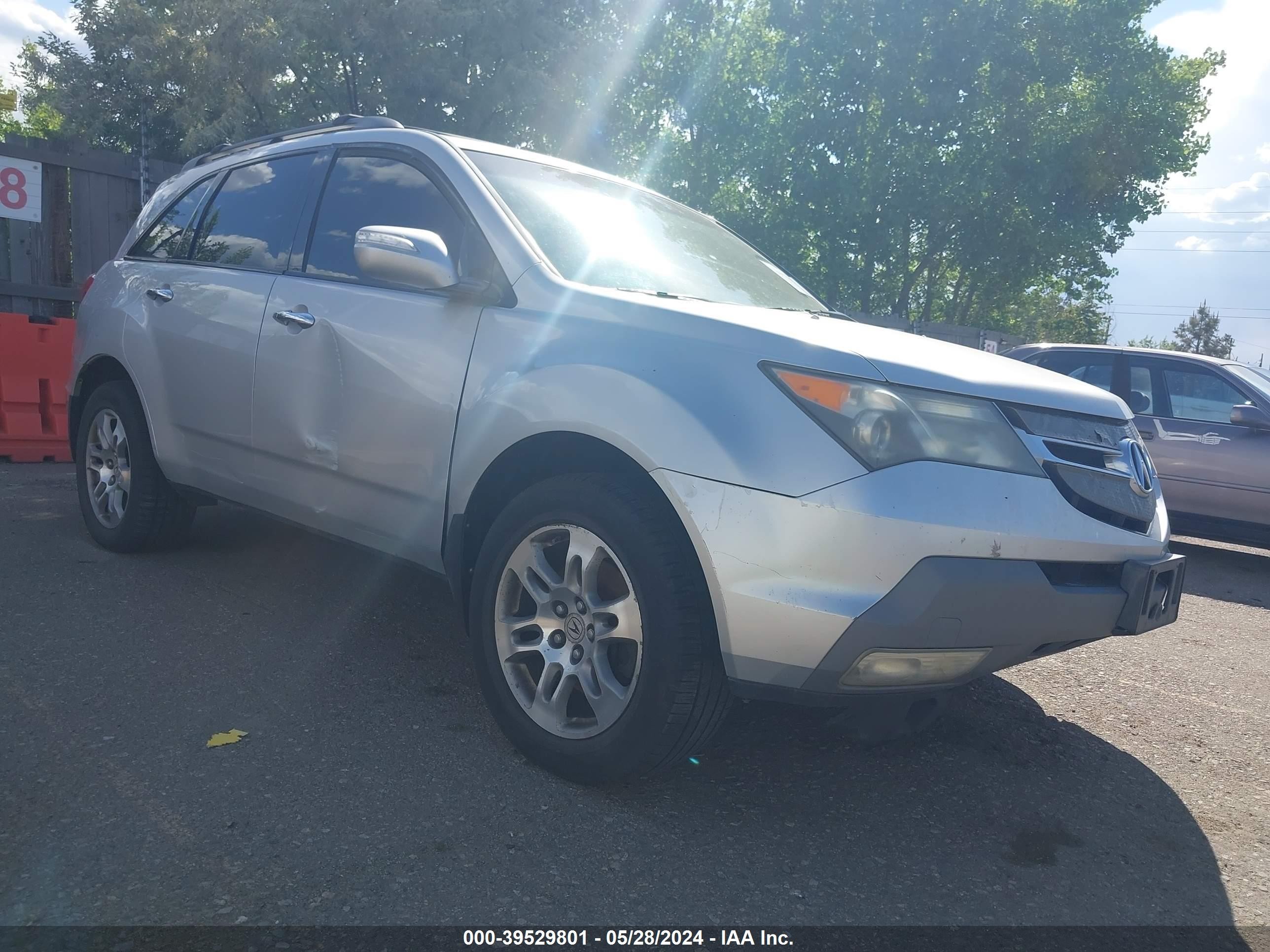 ACURA MDX 2007 2hnyd282x7h503835