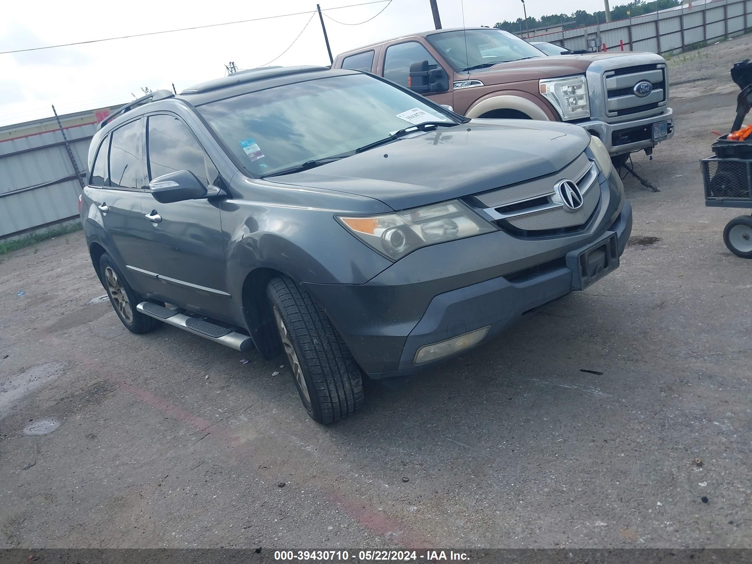 ACURA MDX 2007 2hnyd282x7h535992