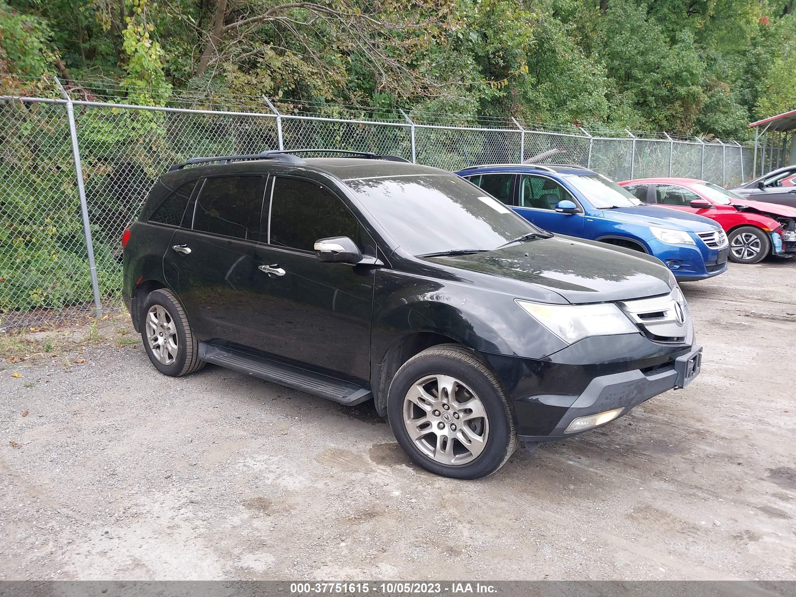 ACURA MDX 2008 2hnyd28308h508228