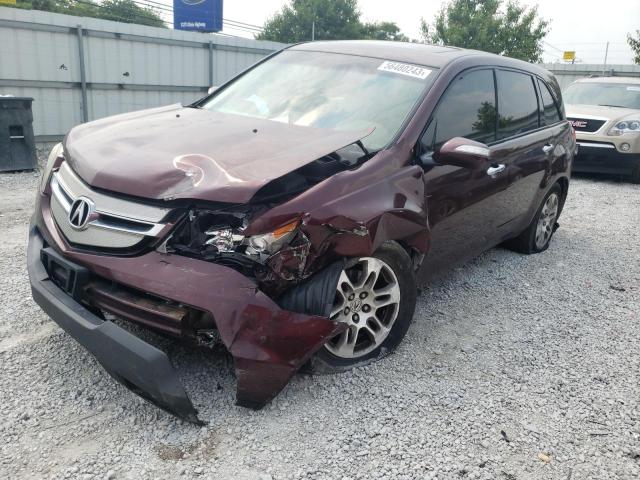 ACURA MDX TECHNO 2008 2hnyd28308h522193