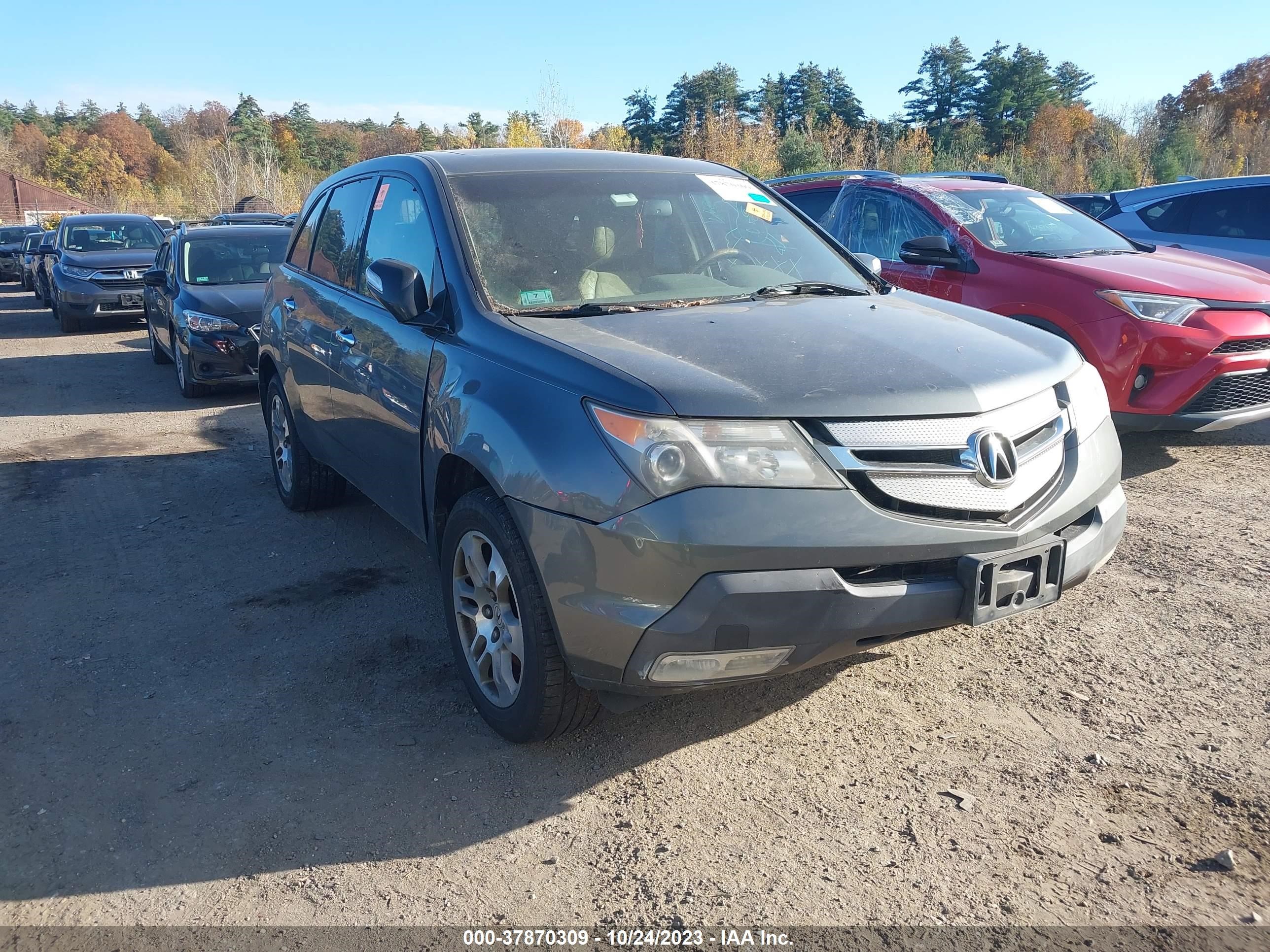 ACURA MDX 2008 2hnyd28308h530259