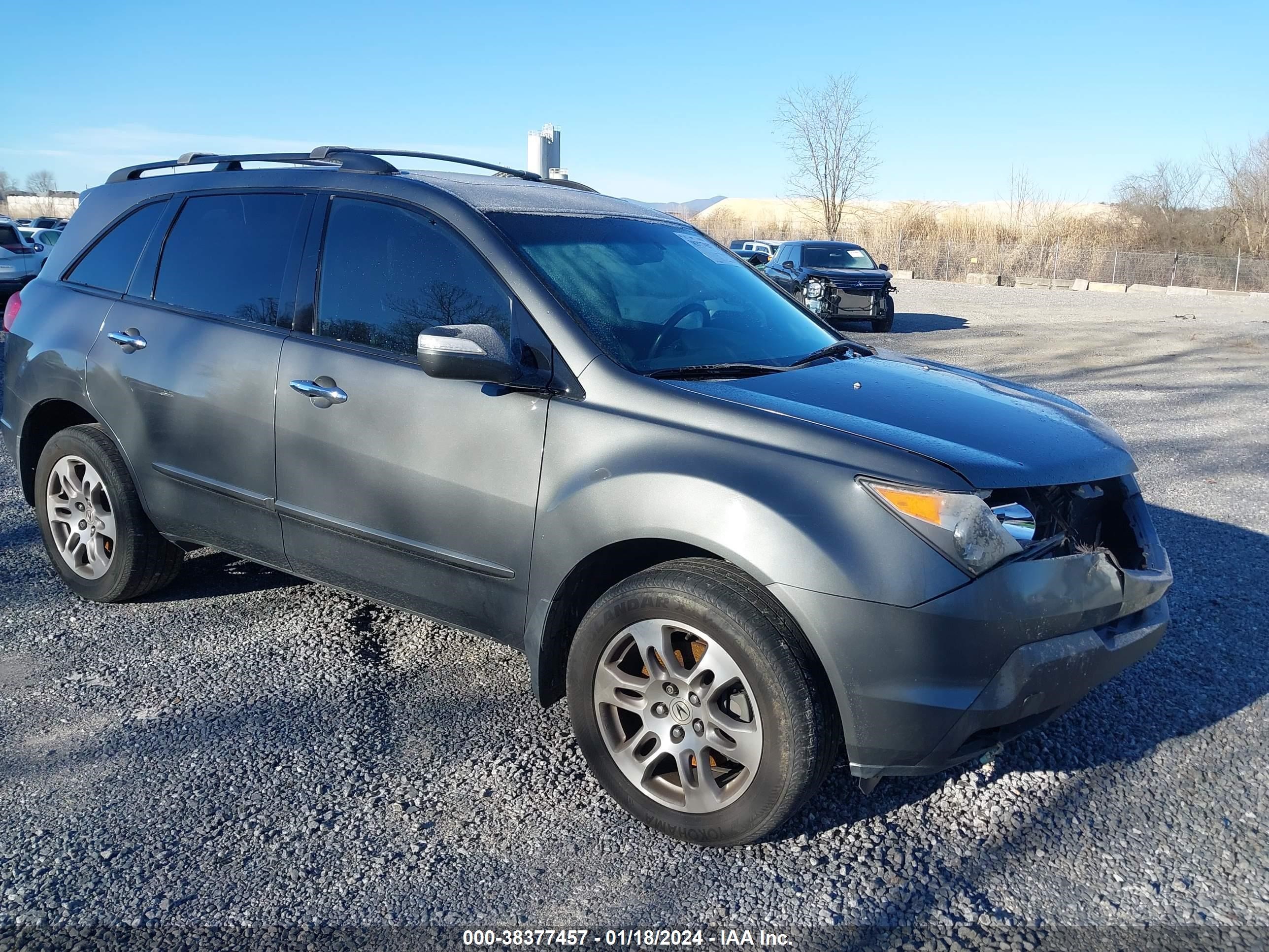 ACURA MDX 2008 2hnyd28308h534182