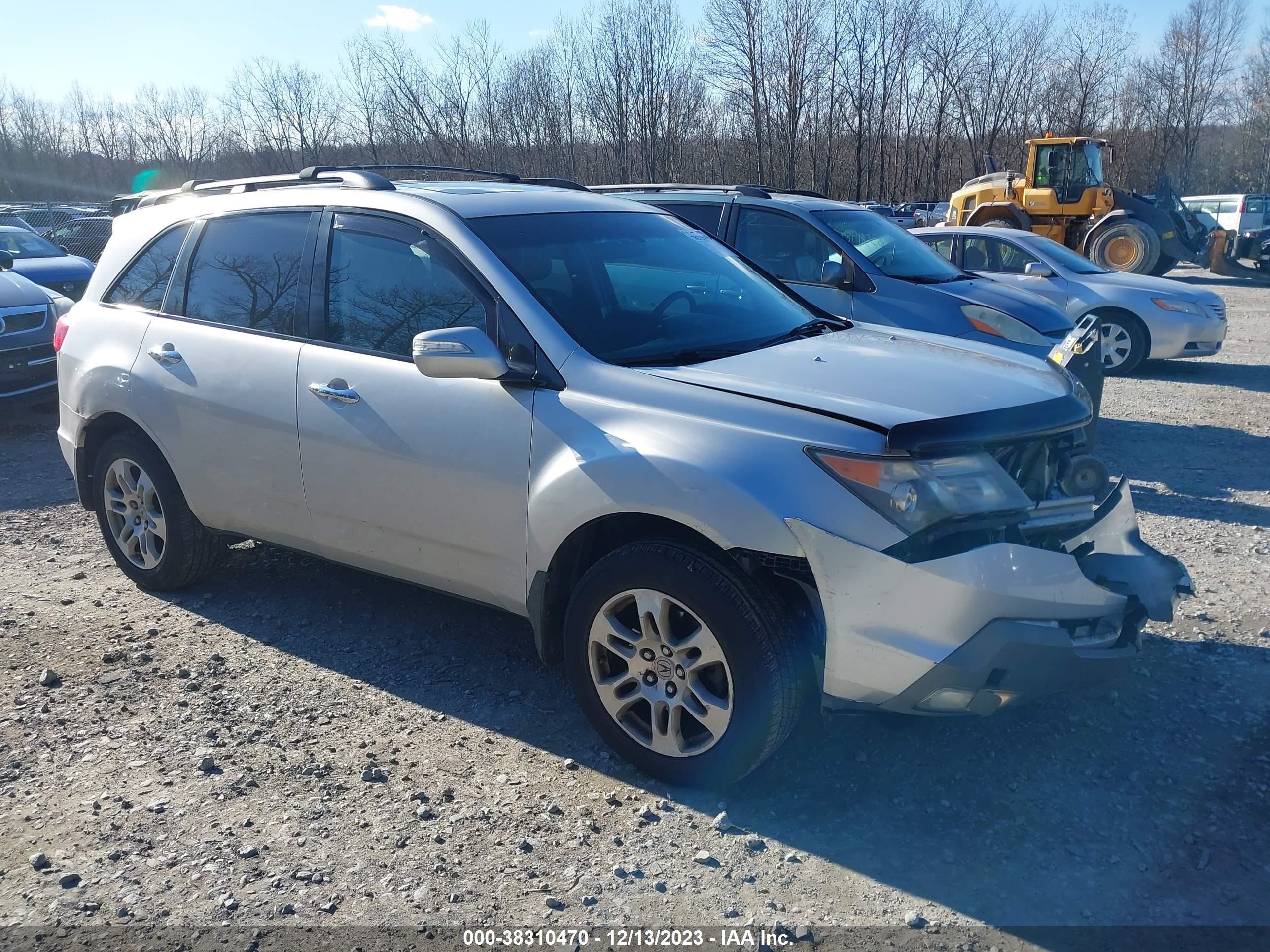 ACURA MDX 2007 2hnyd28317h504039