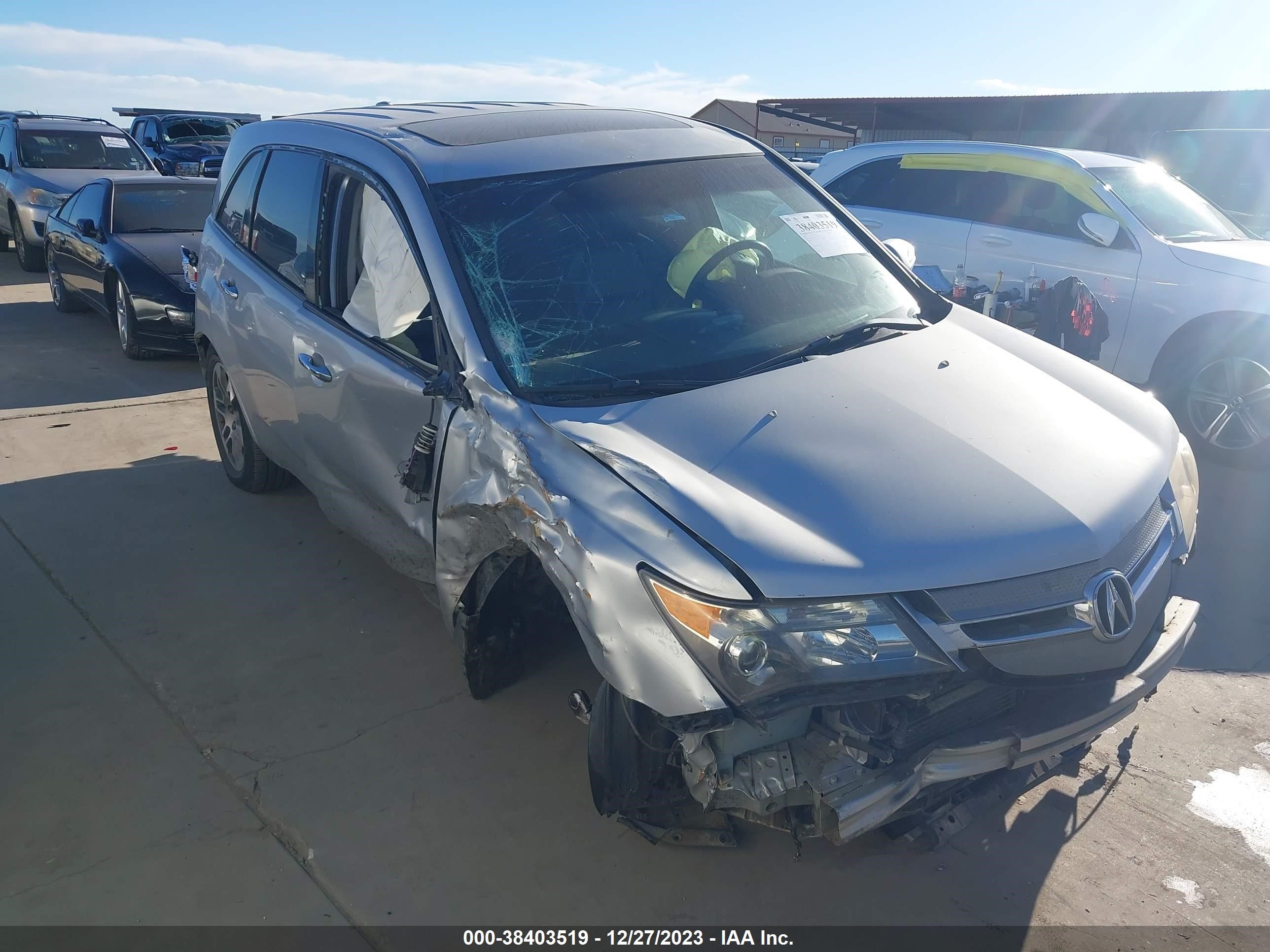 ACURA MDX 2007 2hnyd28317h505336