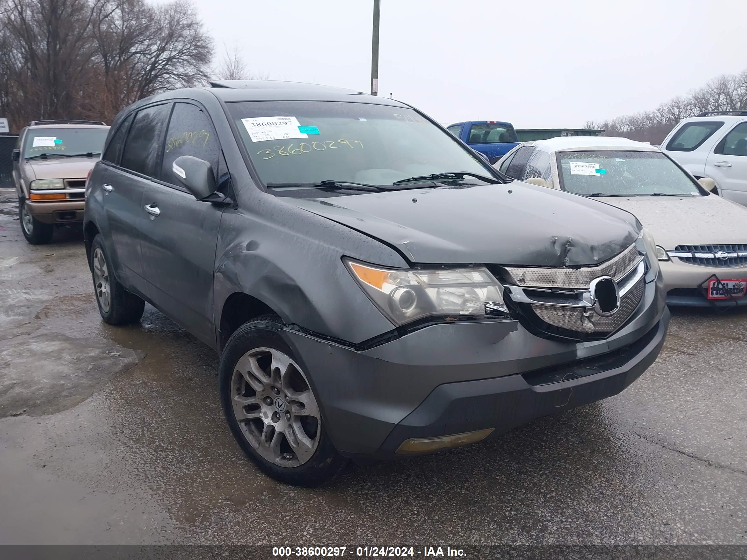 ACURA MDX 2007 2hnyd28317h524940