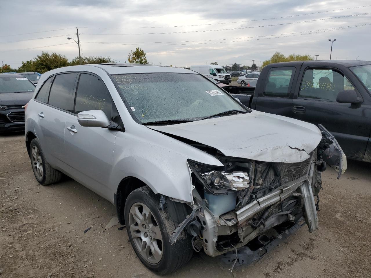 ACURA MDX 2008 2hnyd28318h501952