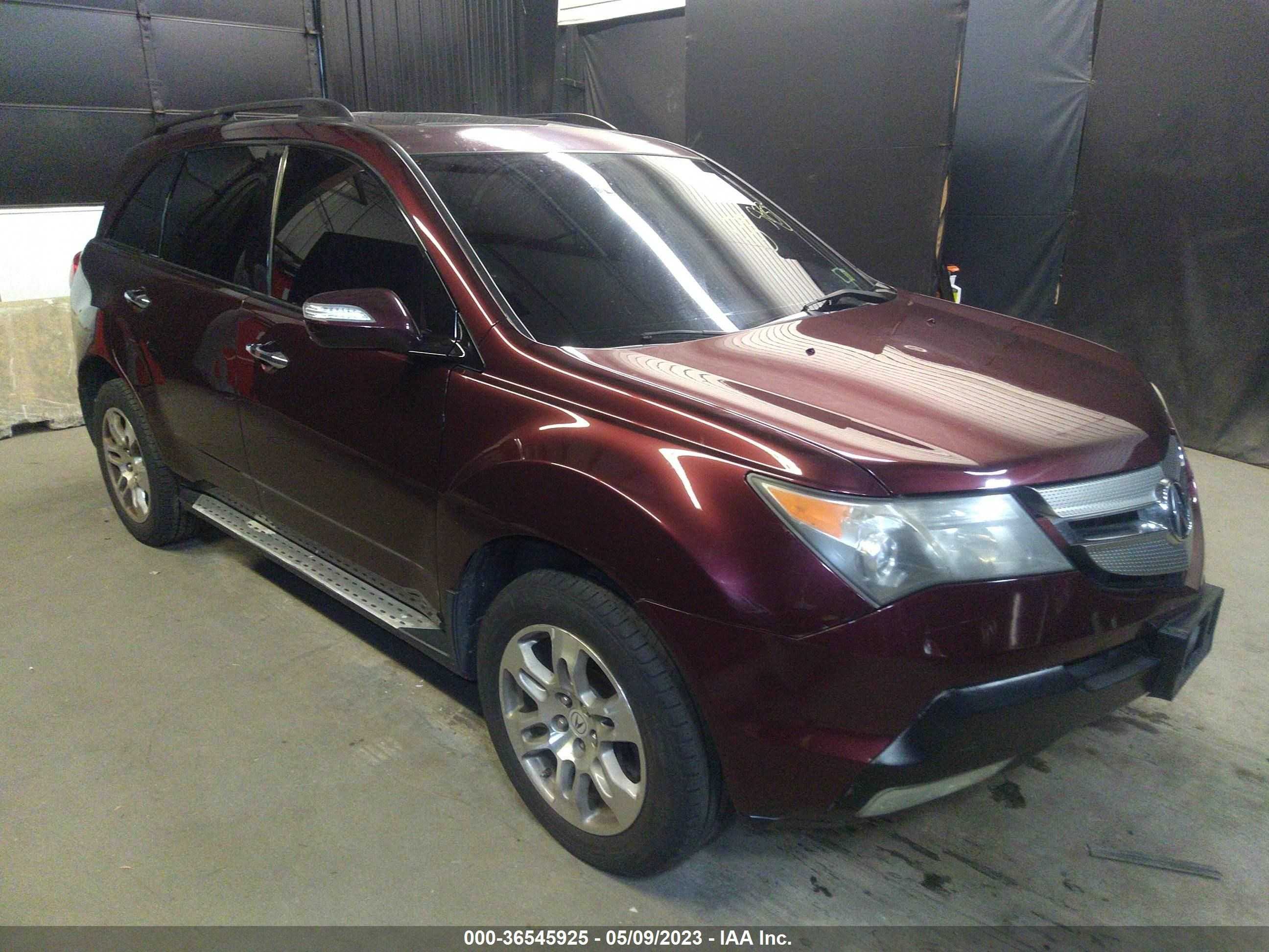 ACURA MDX 2008 2hnyd28318h507508