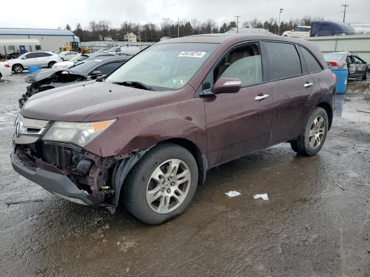 ACURA MDX 2008 2hnyd28318h510263