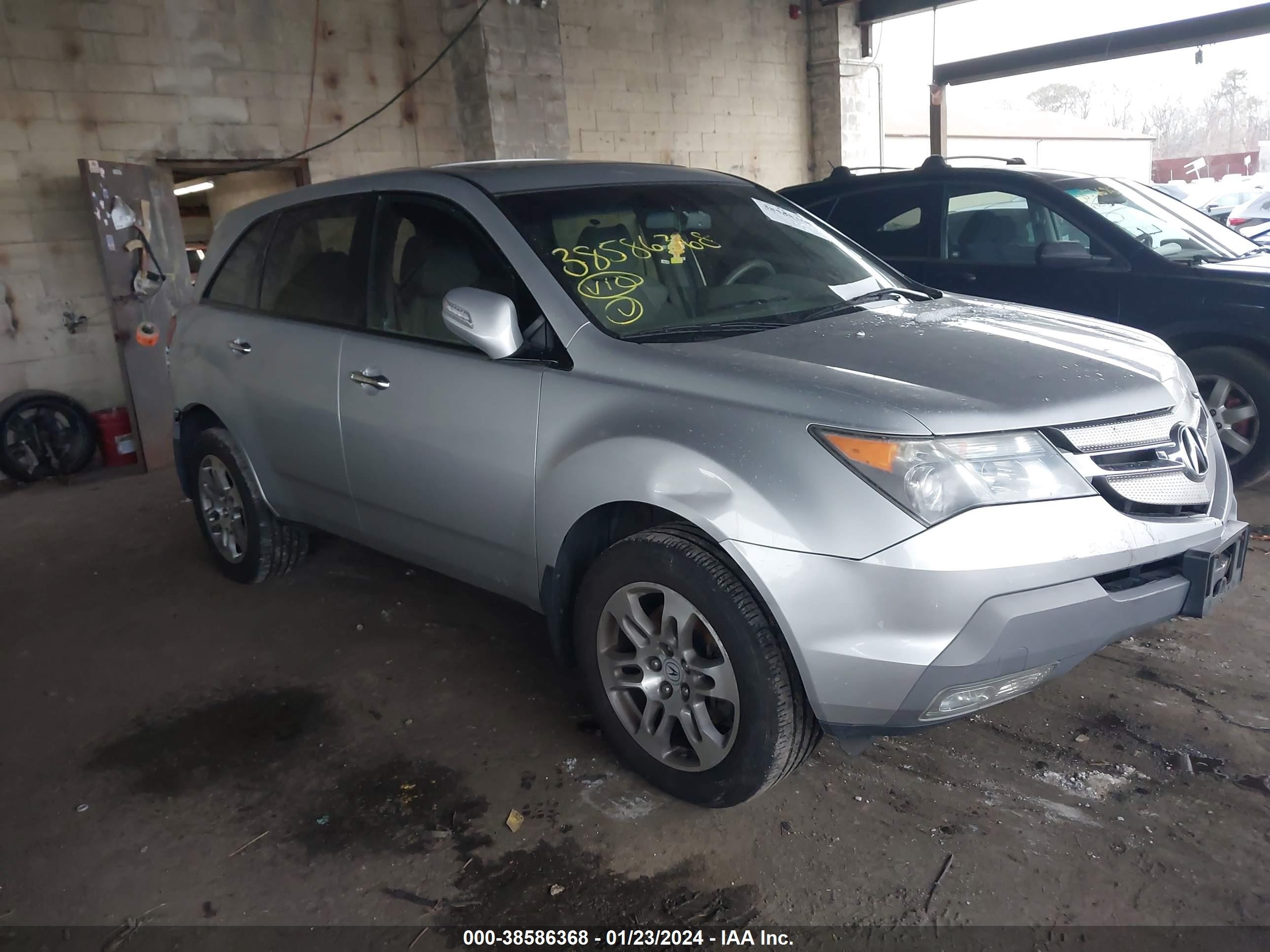 ACURA MDX 2008 2hnyd28318h537348