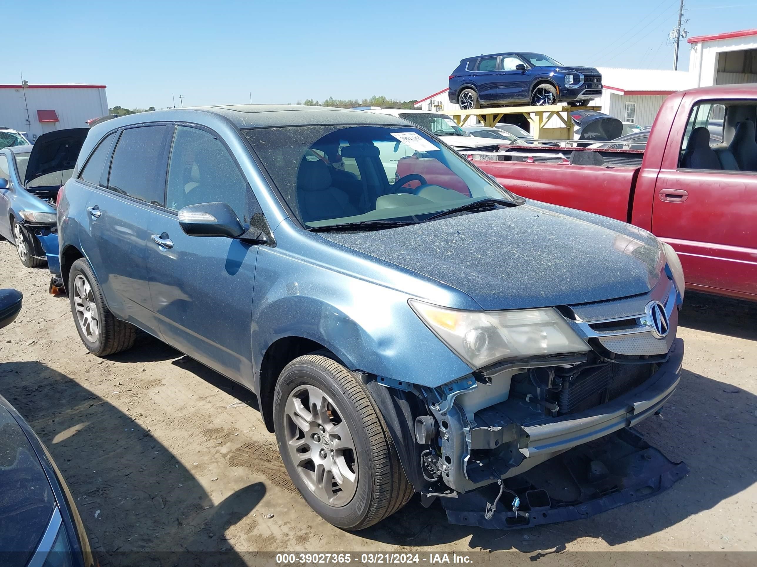 ACURA MDX 2007 2hnyd28327h518595