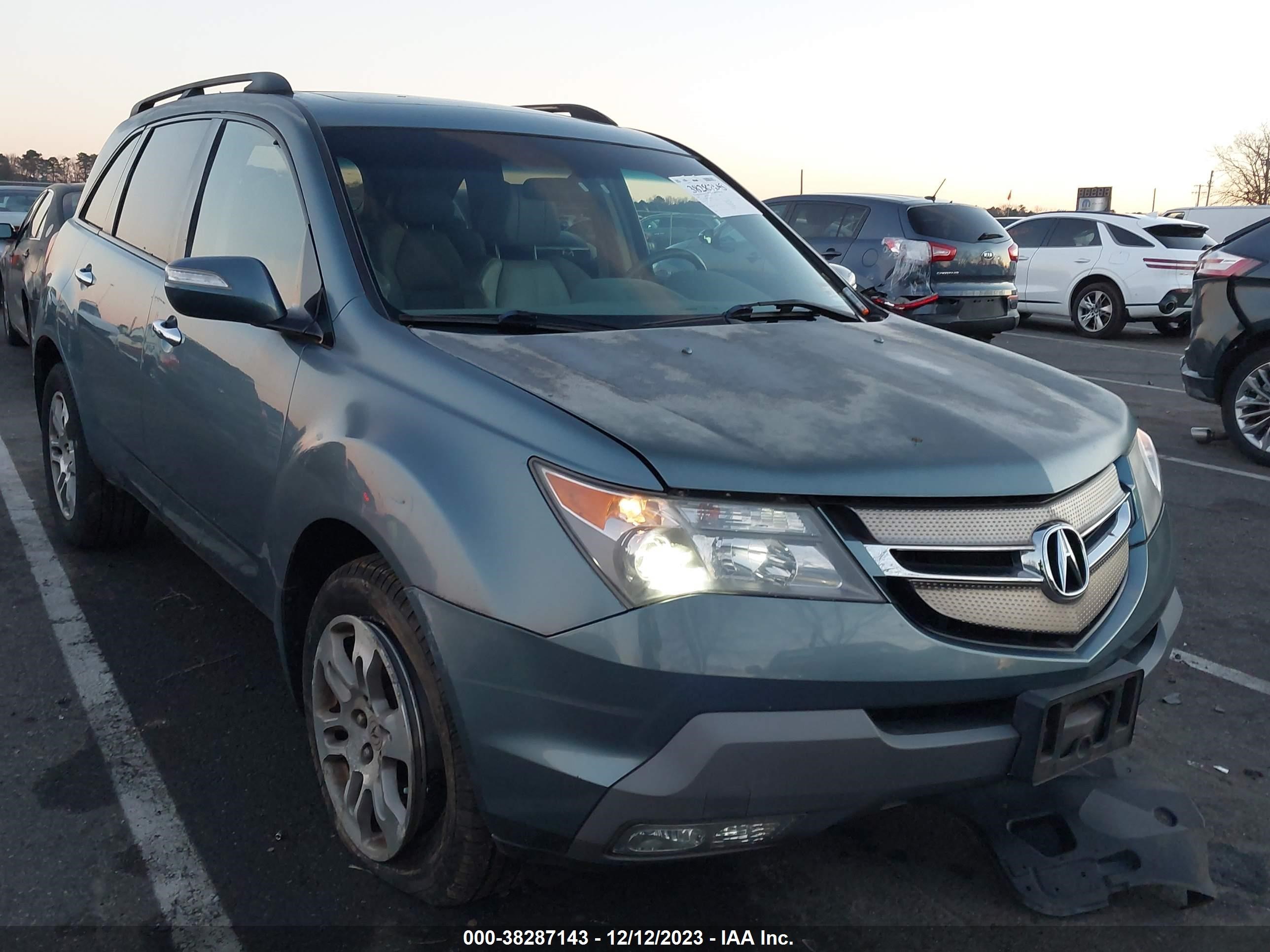 ACURA MDX 2007 2hnyd28327h540452