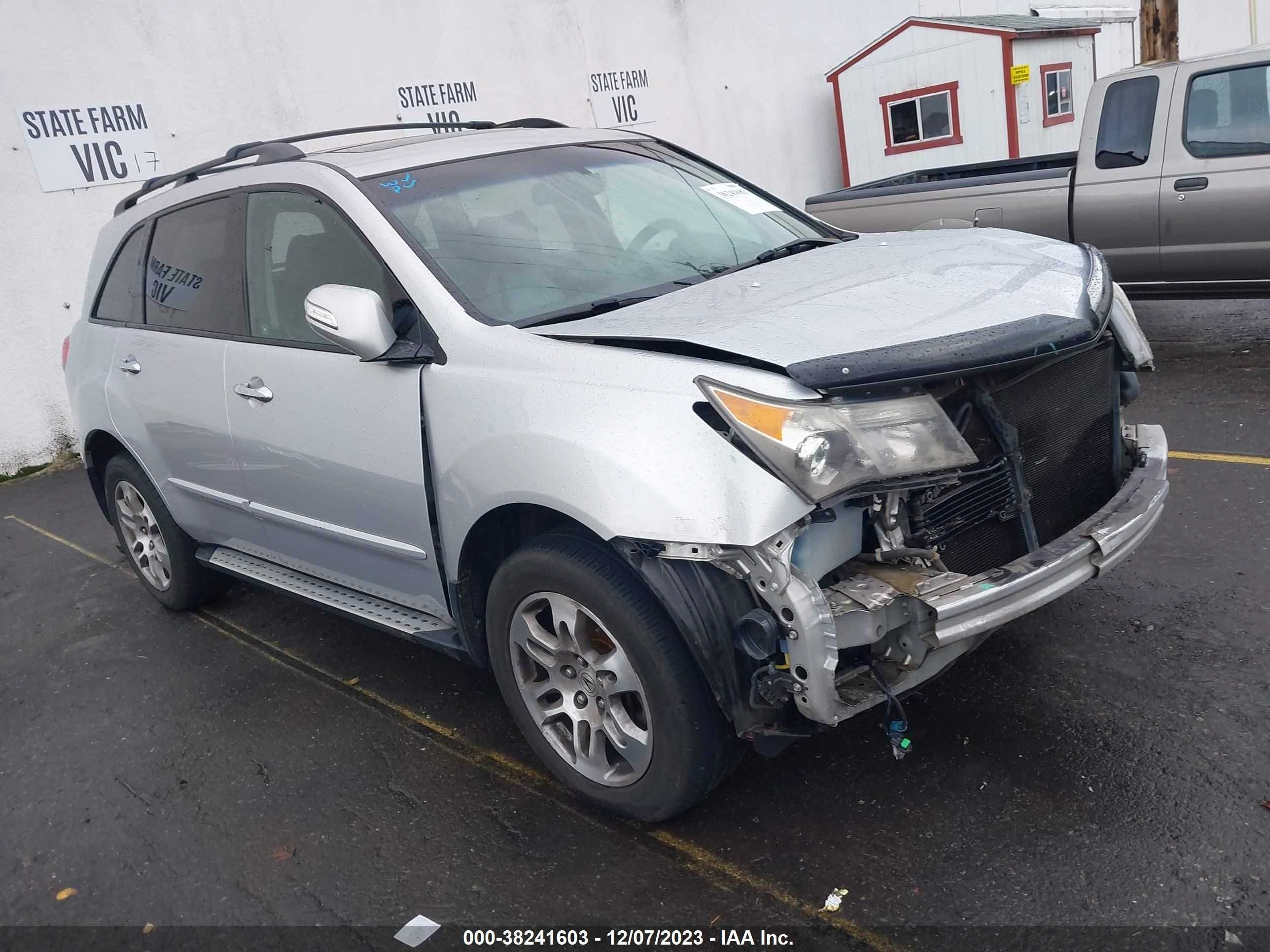 ACURA MDX 2008 2hnyd28328h502639