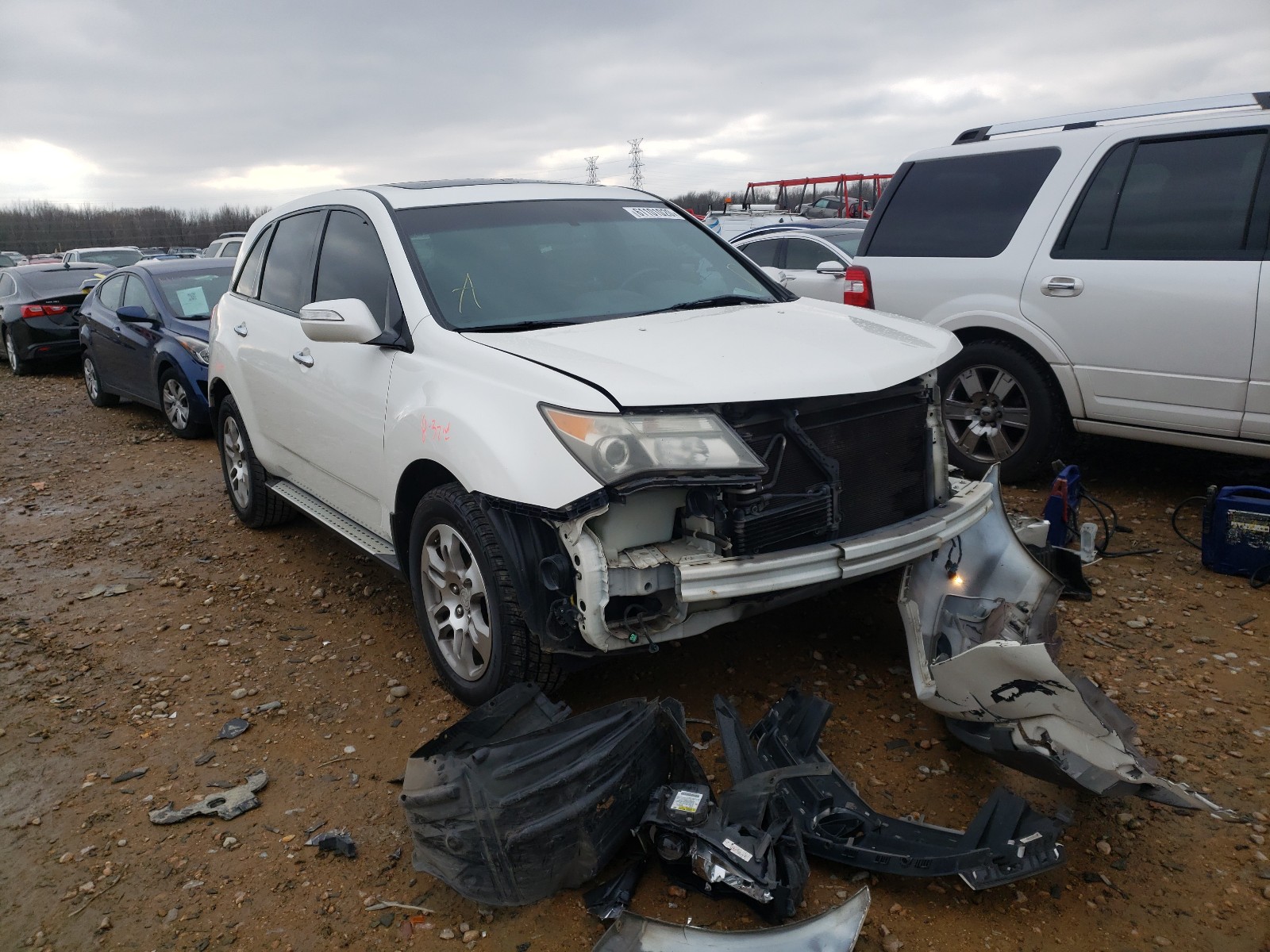 ACURA MDX TECHNO 2008 2hnyd28328h510661