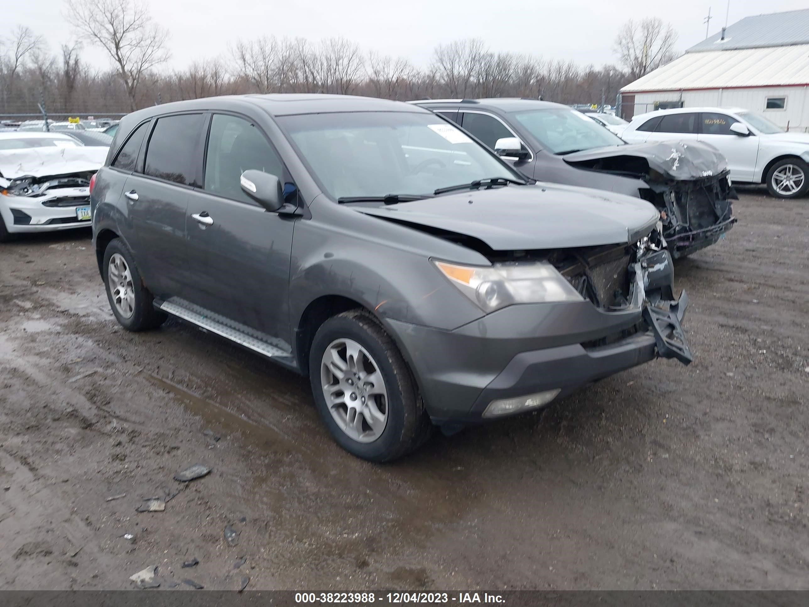 ACURA MDX 2008 2hnyd28328h514807