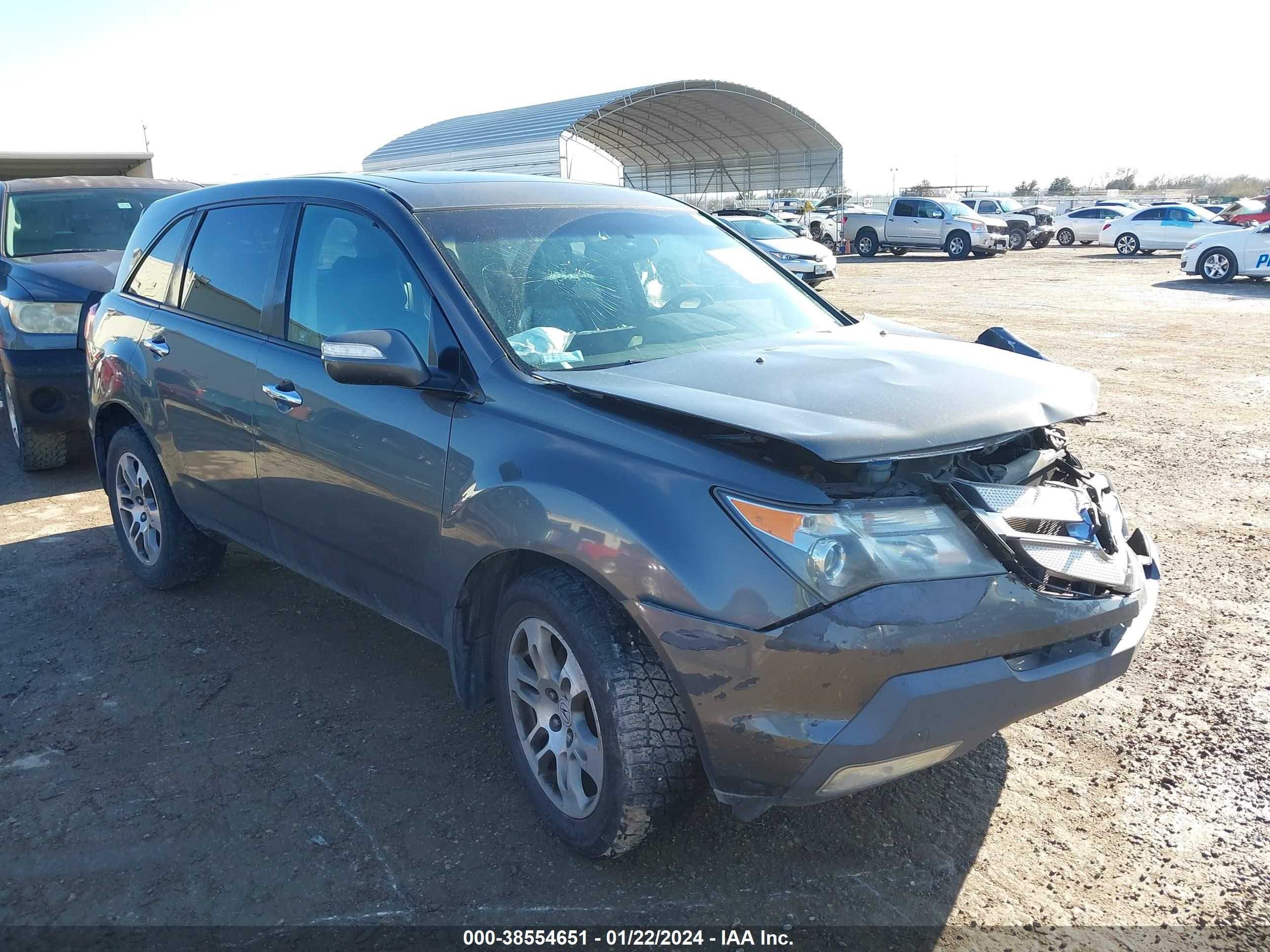 ACURA MDX 2007 2hnyd28337h521828