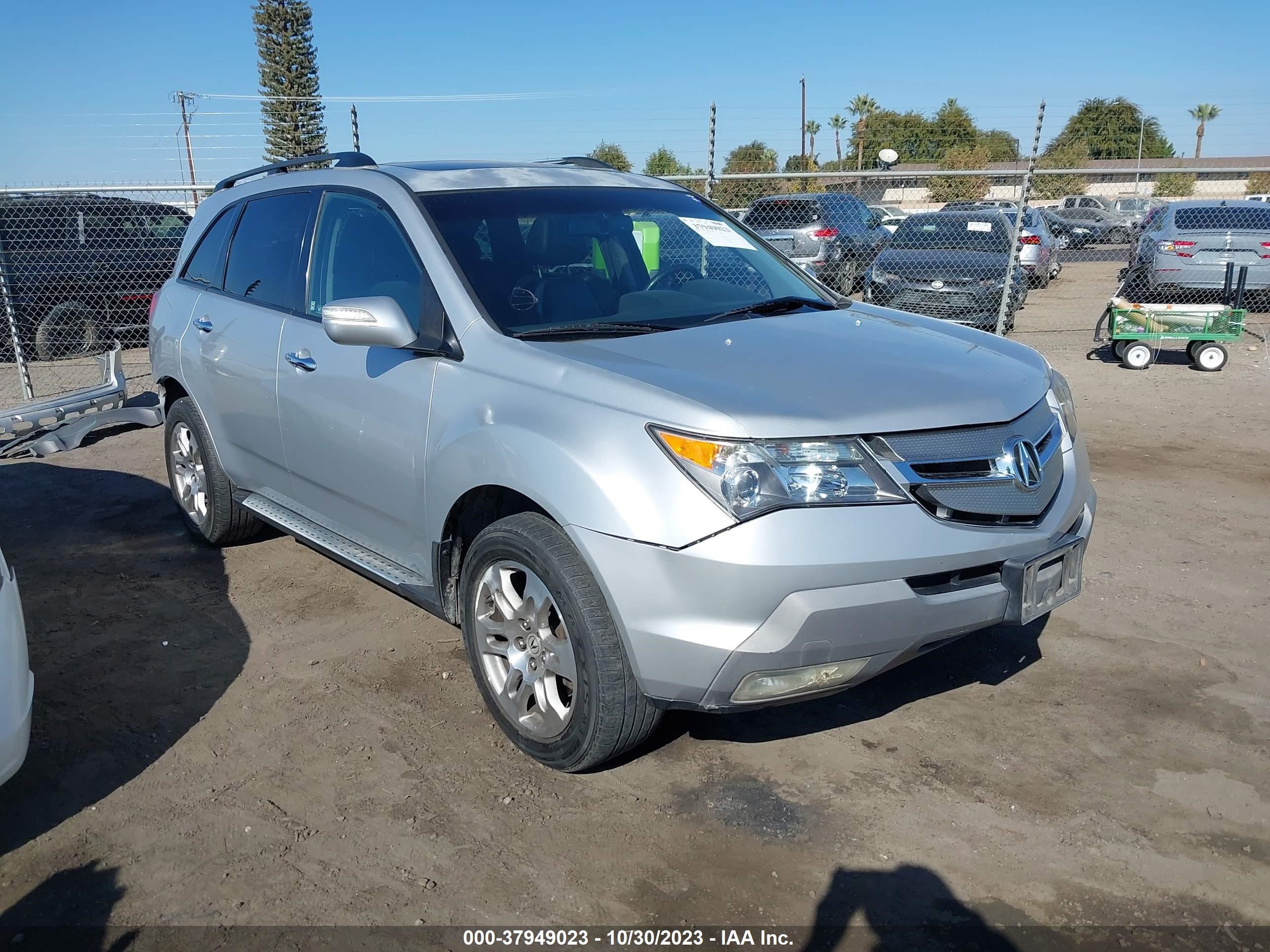 ACURA MDX 2008 2hnyd28338h533186