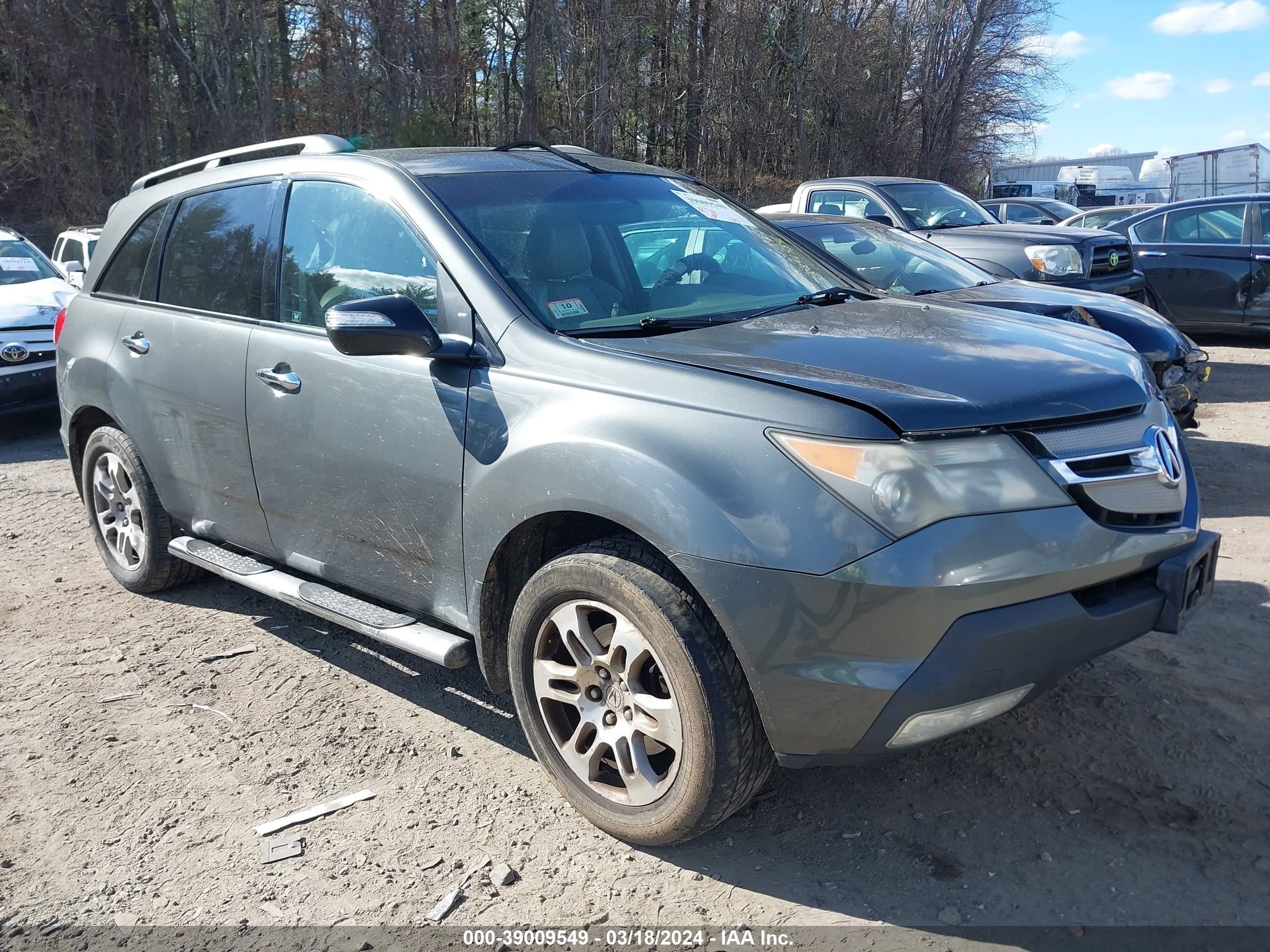 ACURA MDX 2007 2hnyd28347h534006