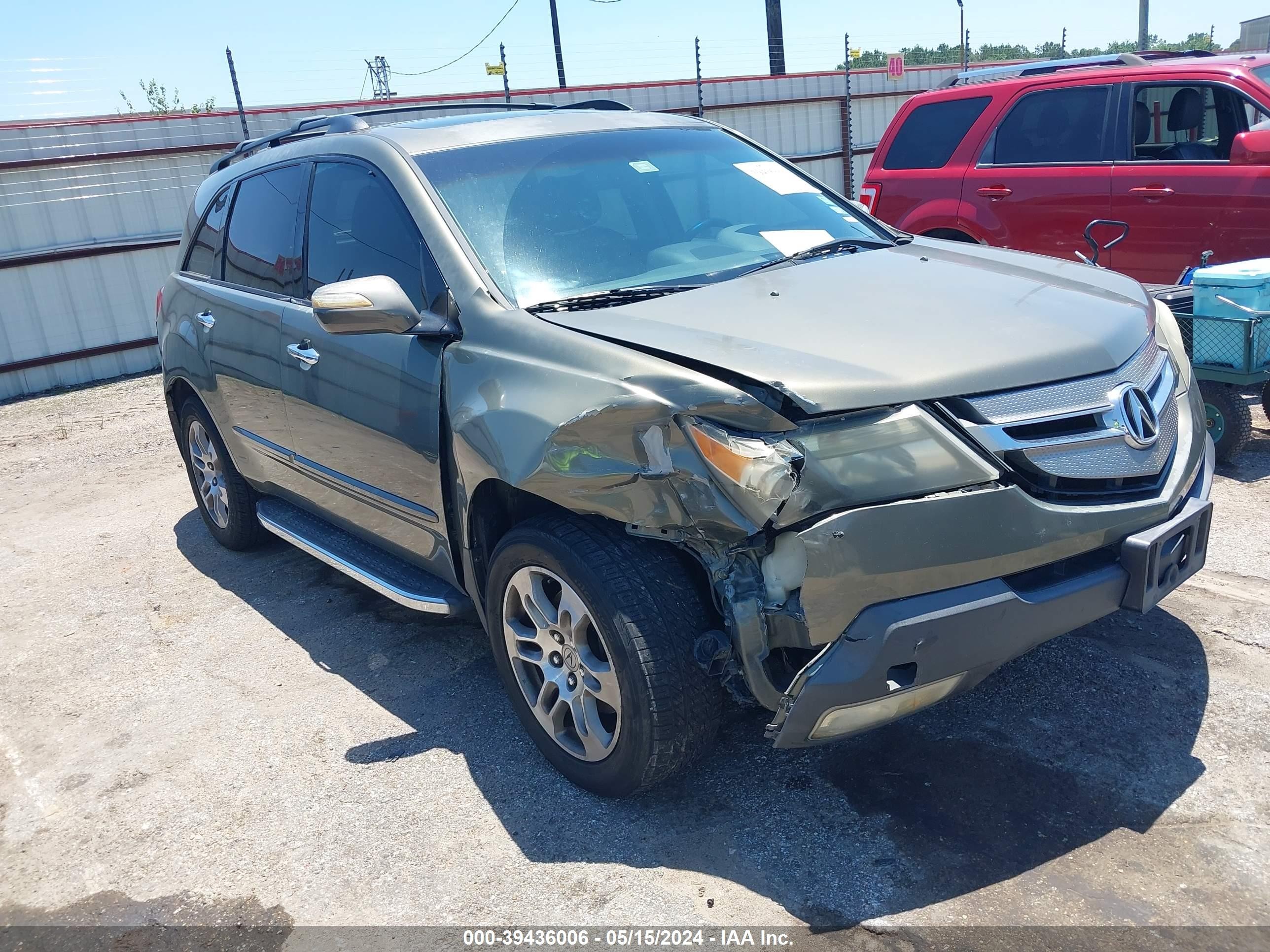 ACURA MDX 2007 2hnyd28347h537276