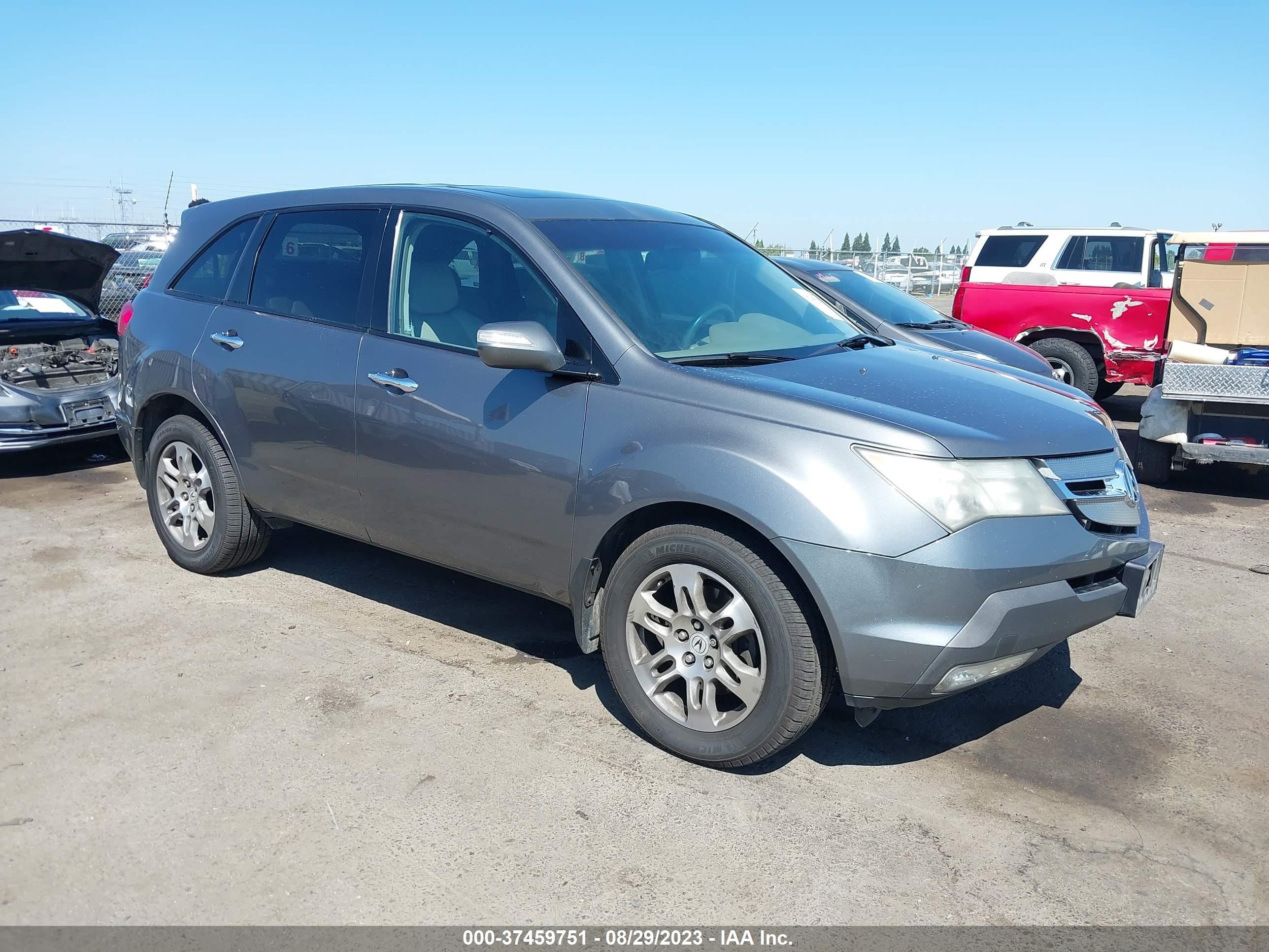 ACURA MDX 2008 2hnyd28348h513934