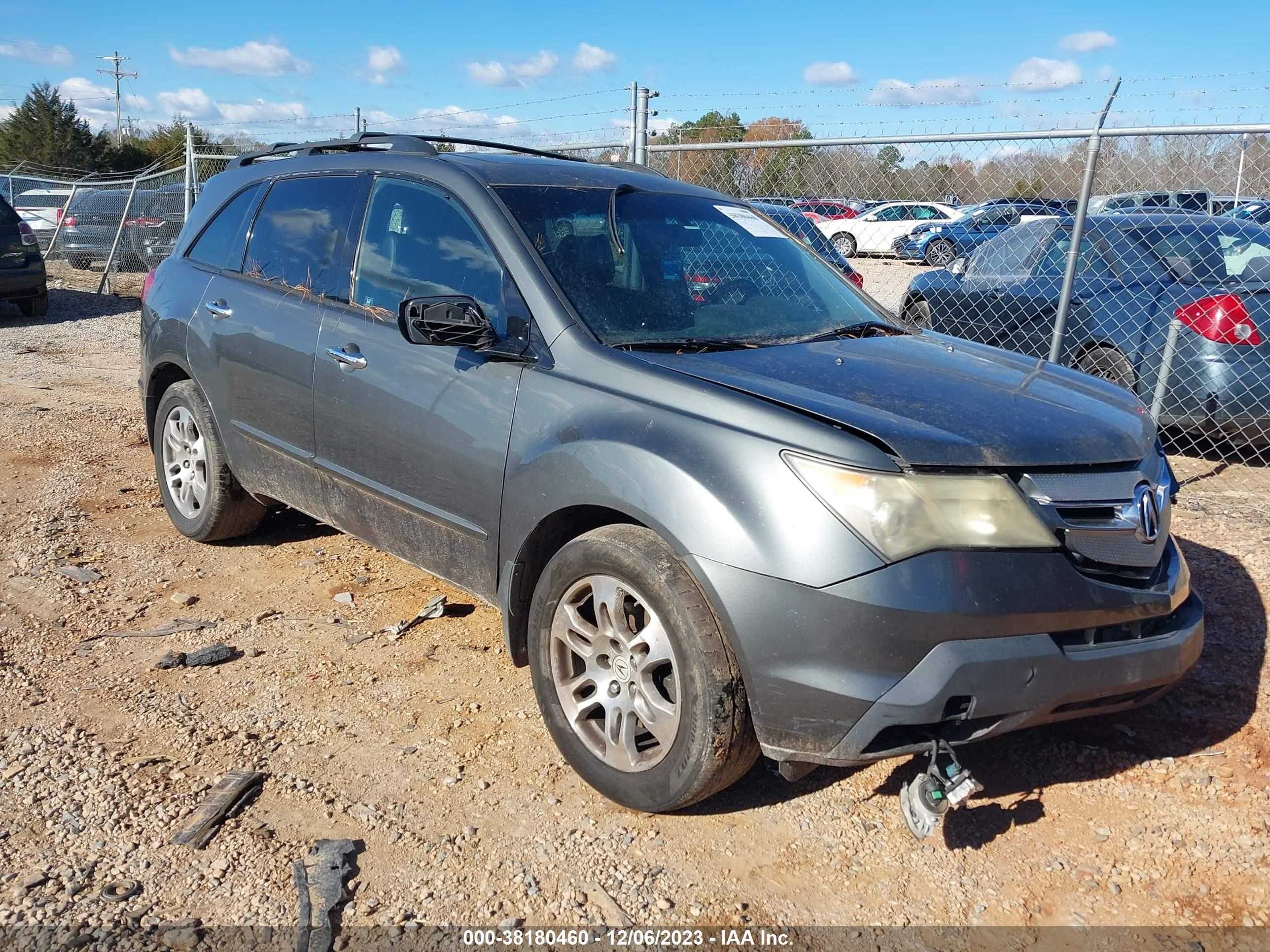 ACURA MDX 2008 2hnyd28348h514744