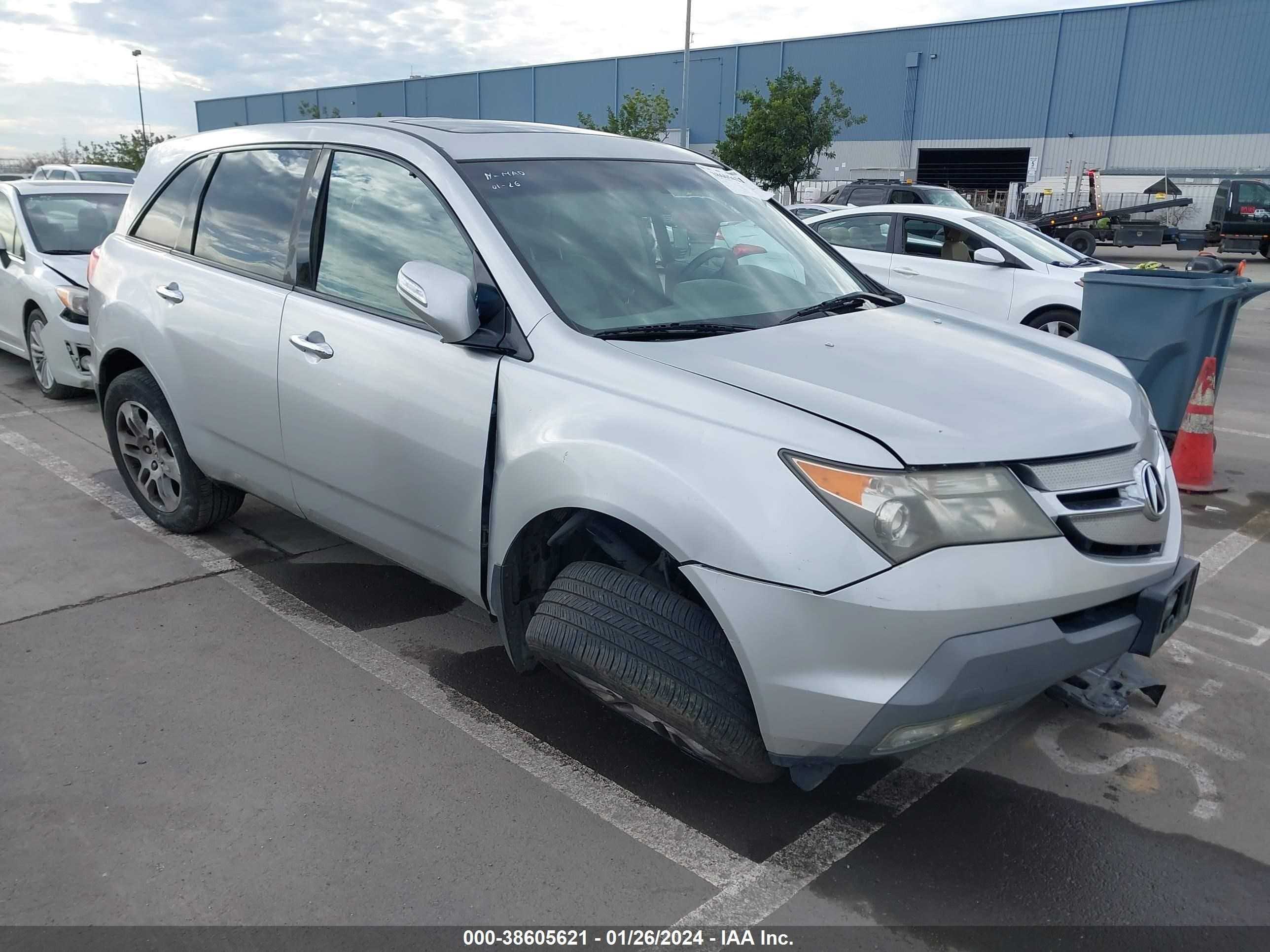 ACURA MDX 2008 2hnyd28348h524044