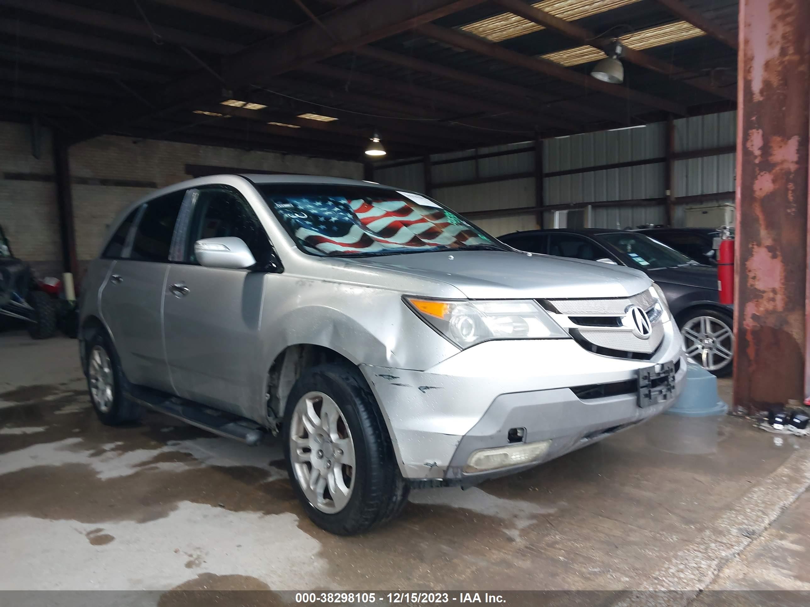 ACURA MDX 2007 2hnyd28357h545158