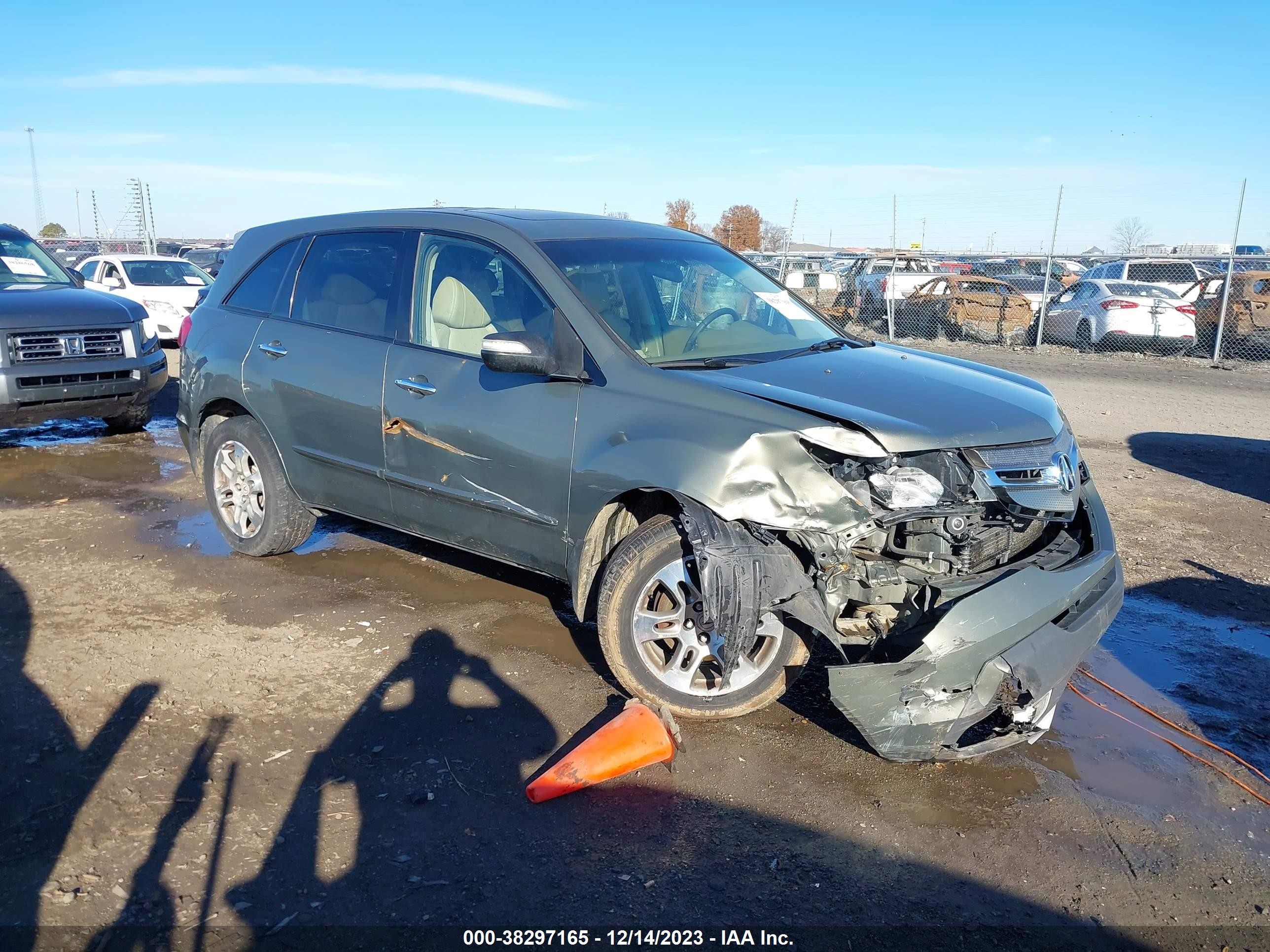 ACURA MDX 2007 2hnyd28367h510337