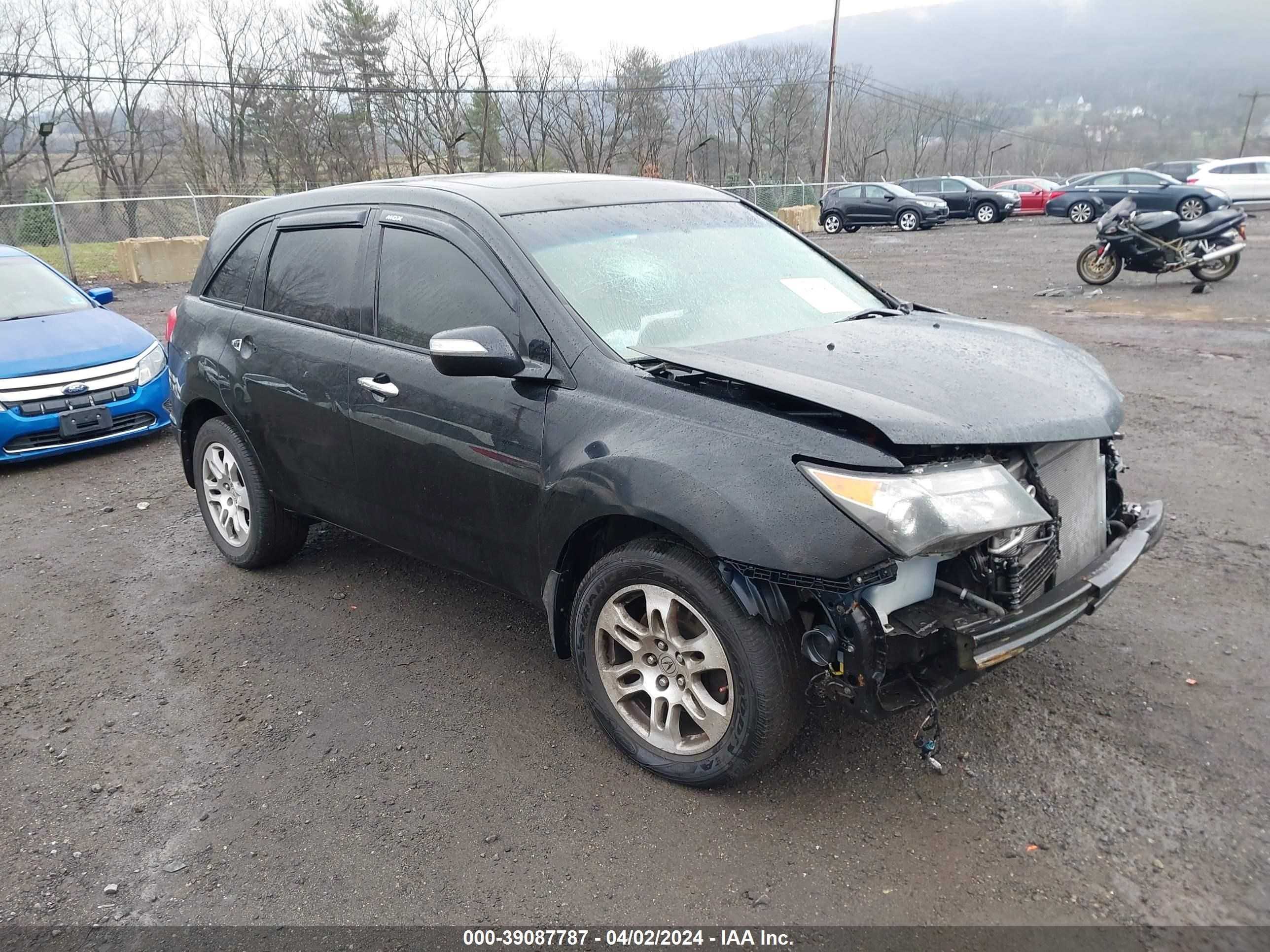 ACURA MDX 2007 2hnyd28367h511407