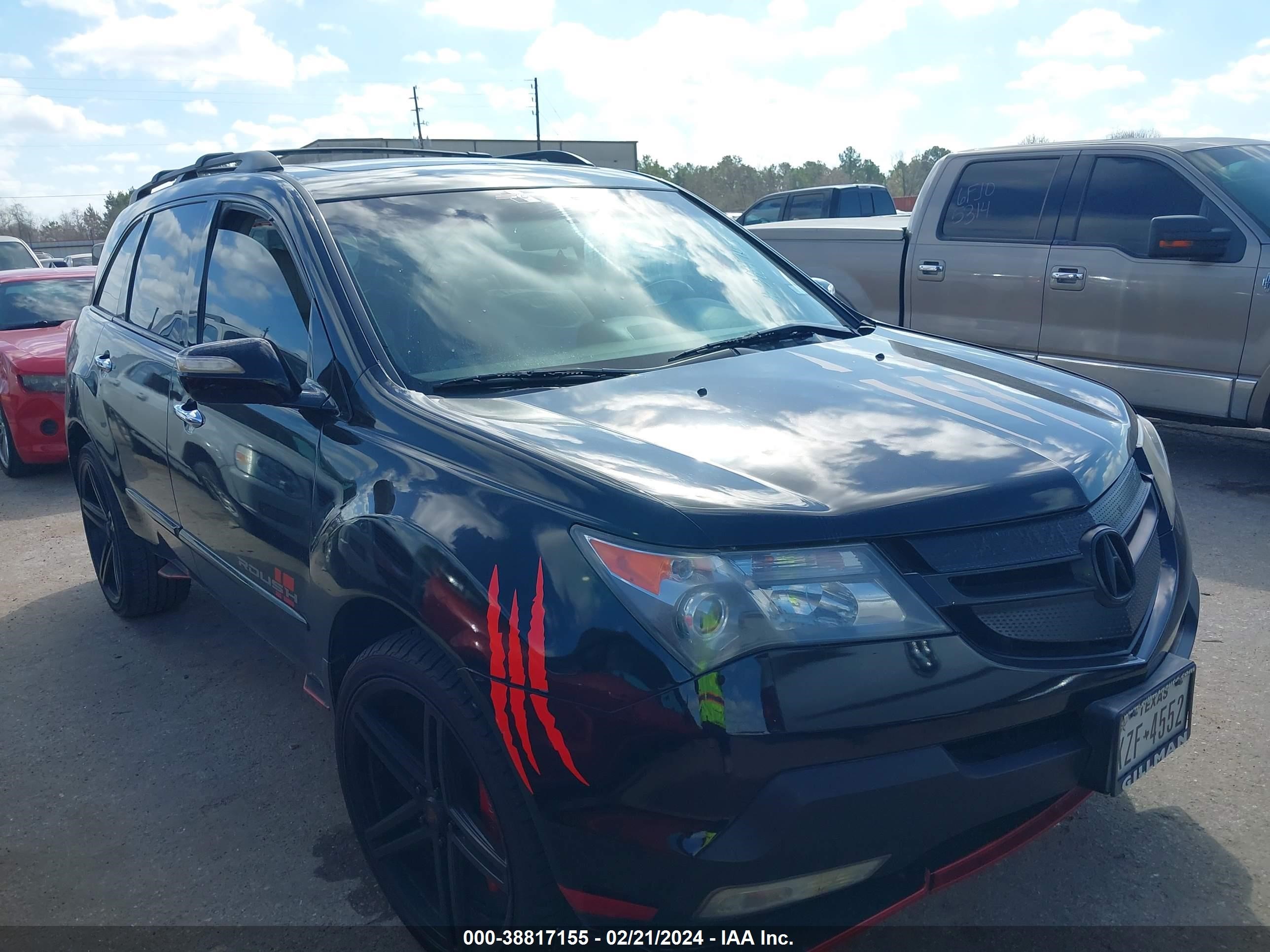 ACURA MDX 2007 2hnyd28367h535738