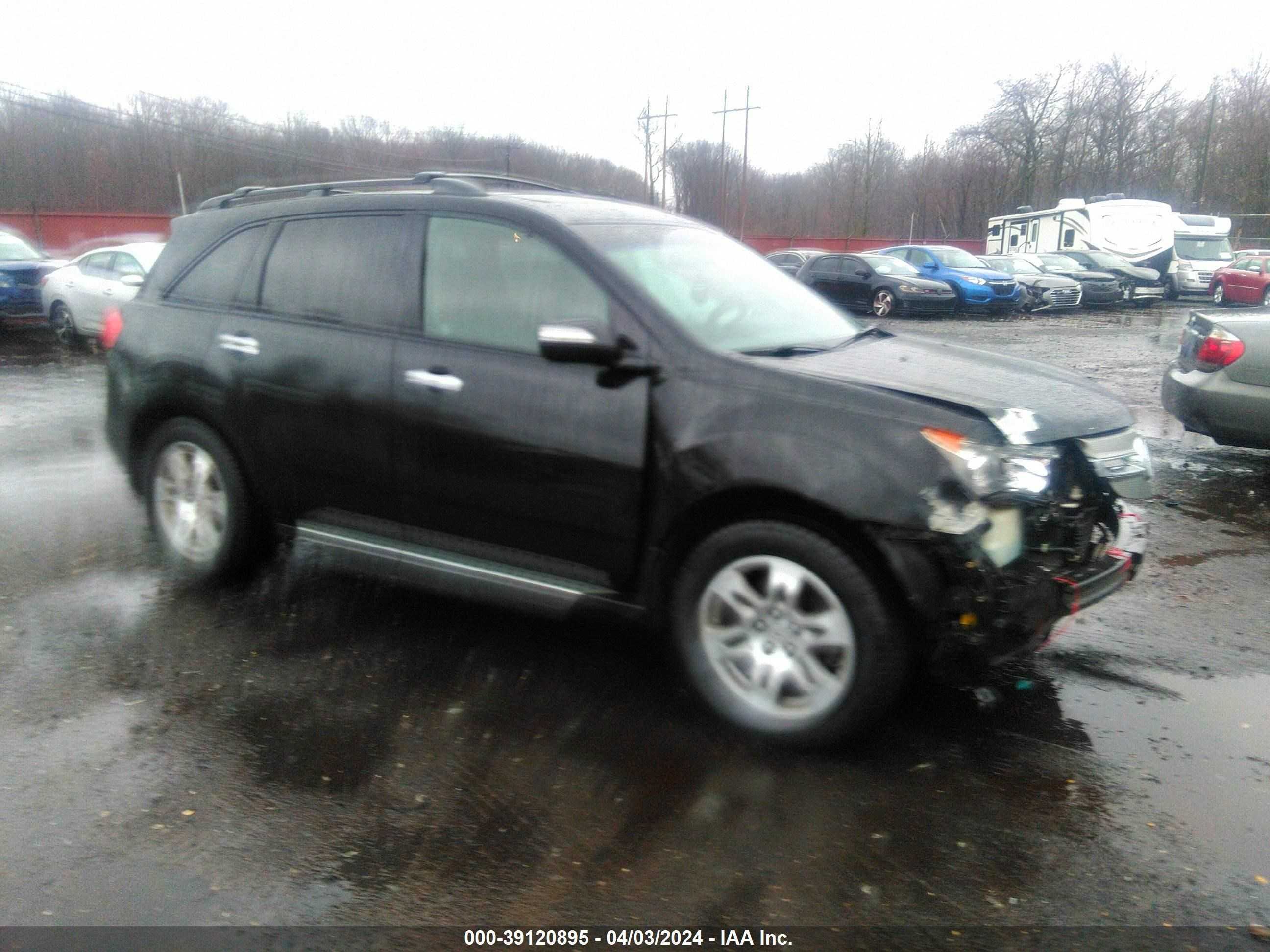 ACURA MDX 2008 2hnyd28388h501799