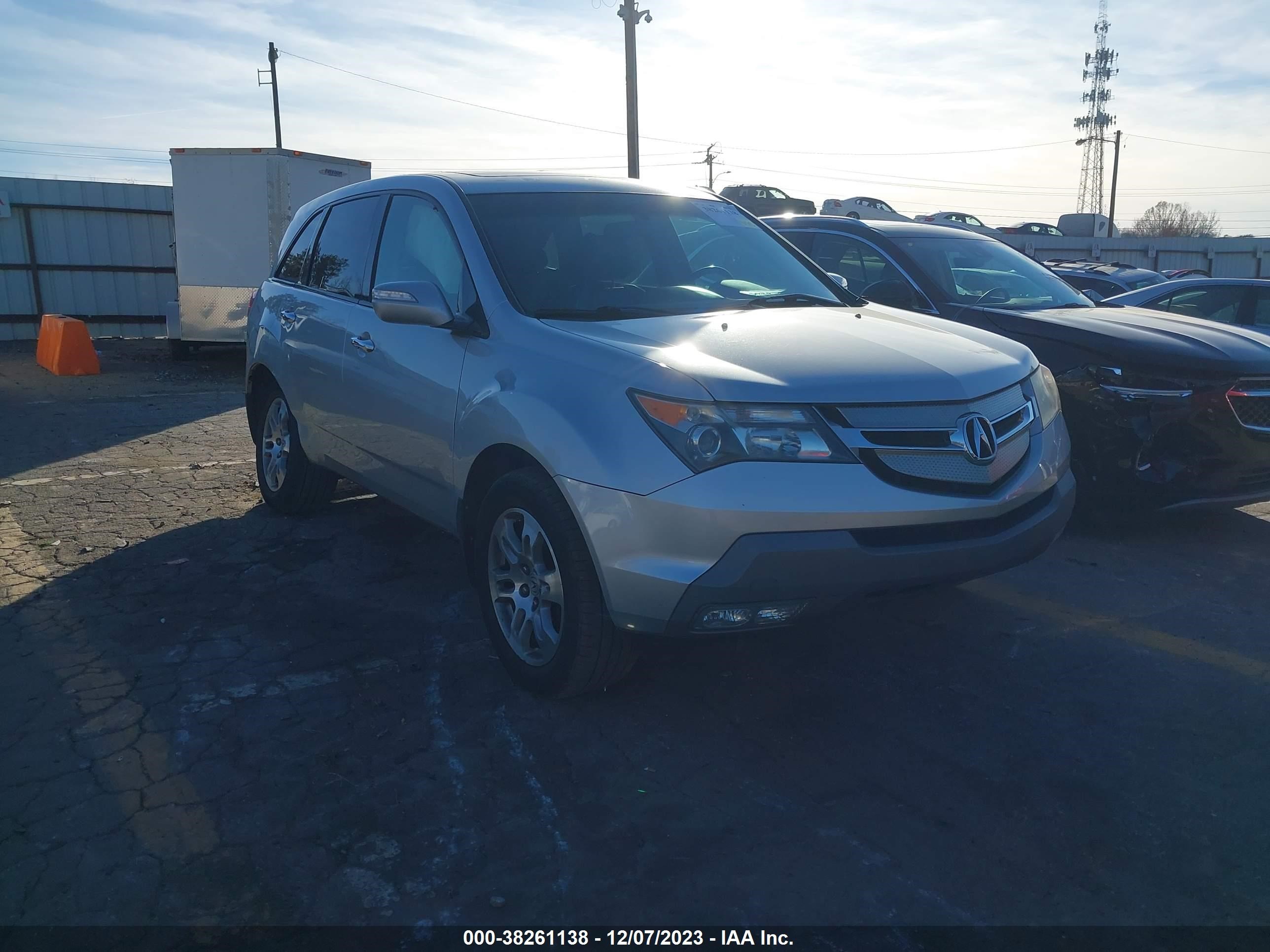 ACURA MDX 2007 2hnyd28397h504001