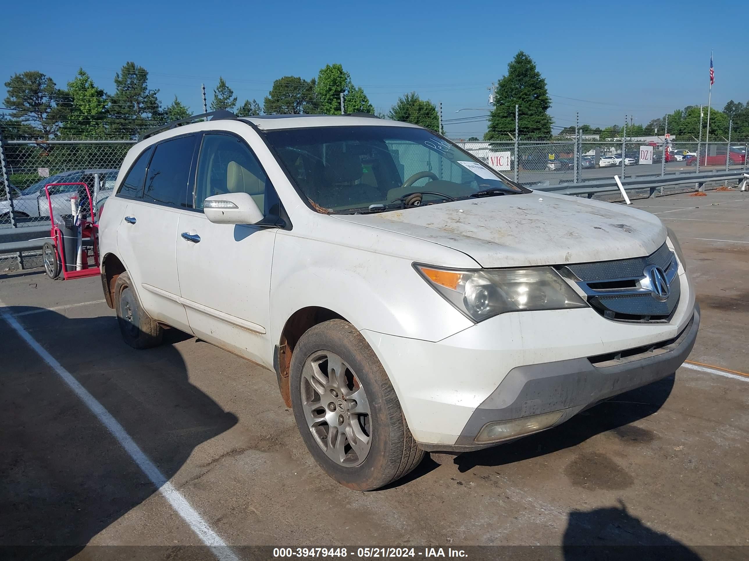 ACURA MDX 2007 2hnyd28397h520571