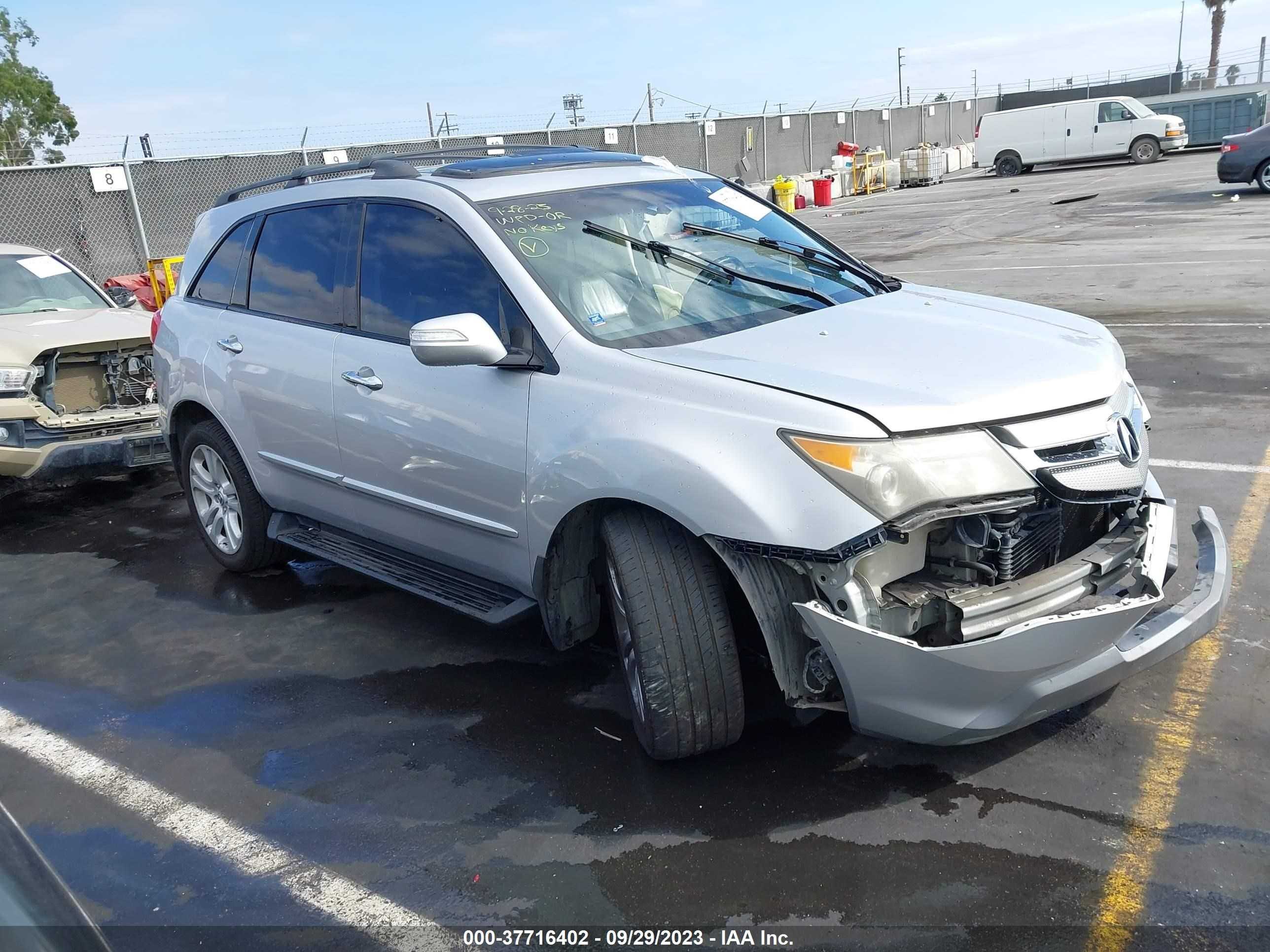 ACURA MDX 2007 2hnyd28397h546720