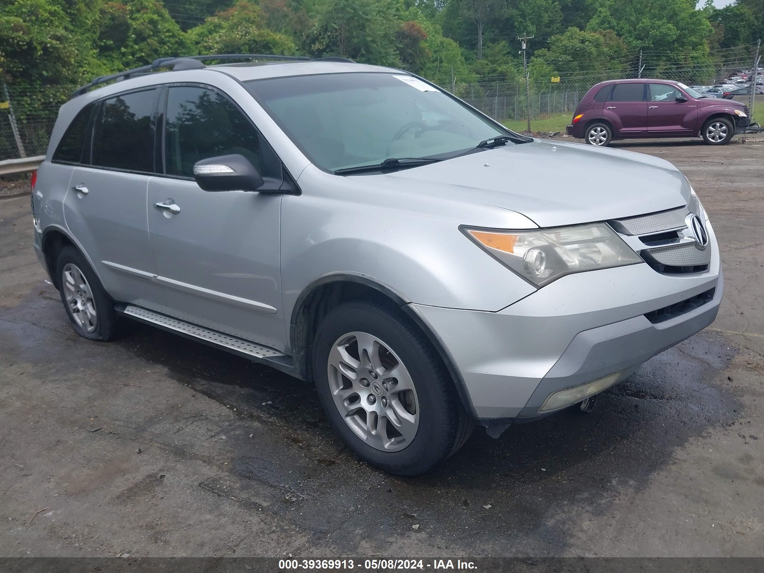 ACURA MDX 2008 2hnyd28398h531345