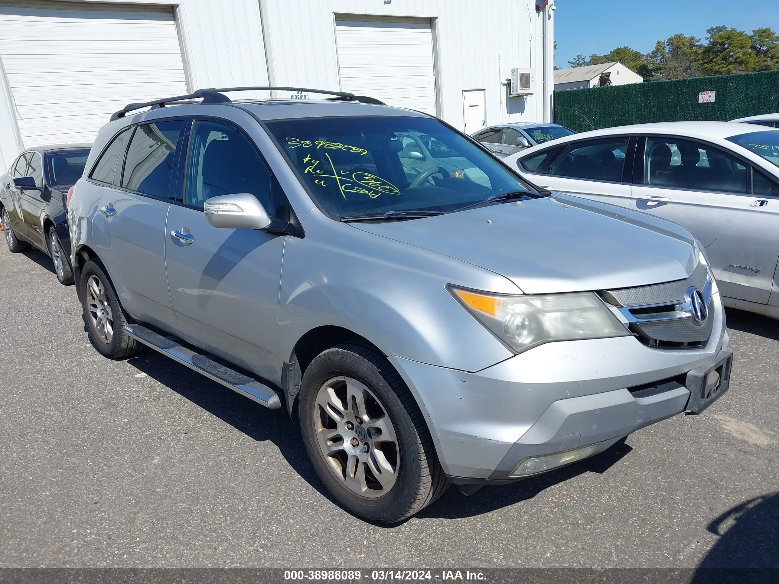 ACURA MDX 2007 2hnyd283x7h523799