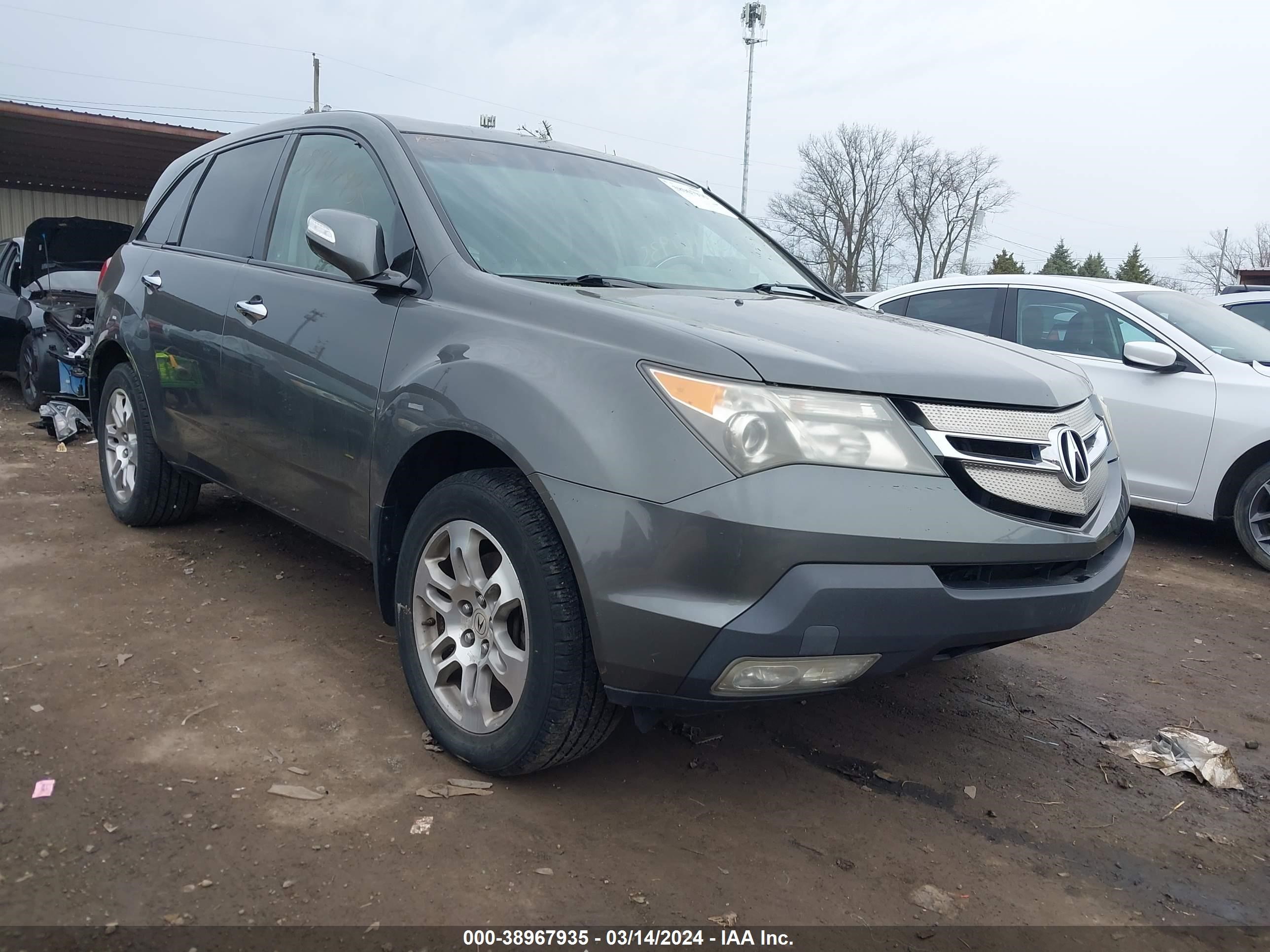 ACURA MDX 2007 2hnyd28407h506292