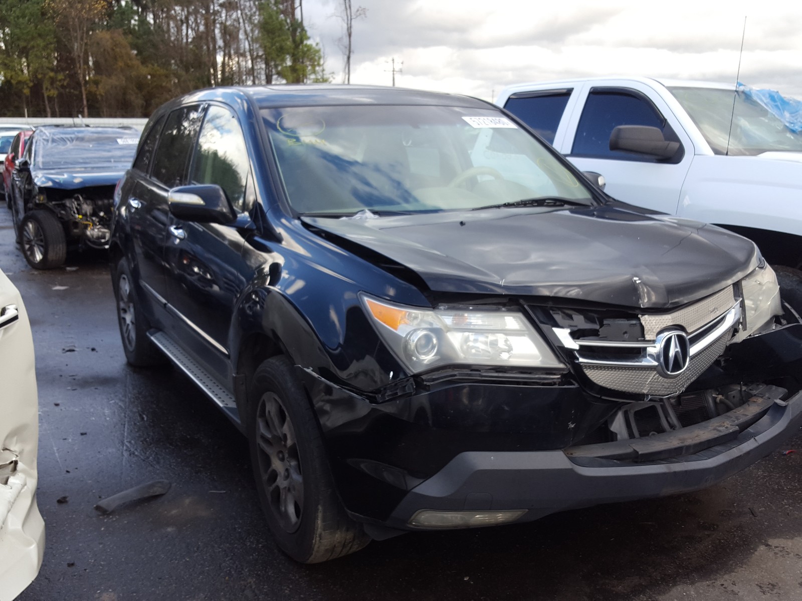 ACURA MDX TECHNO 2007 2hnyd28407h522511