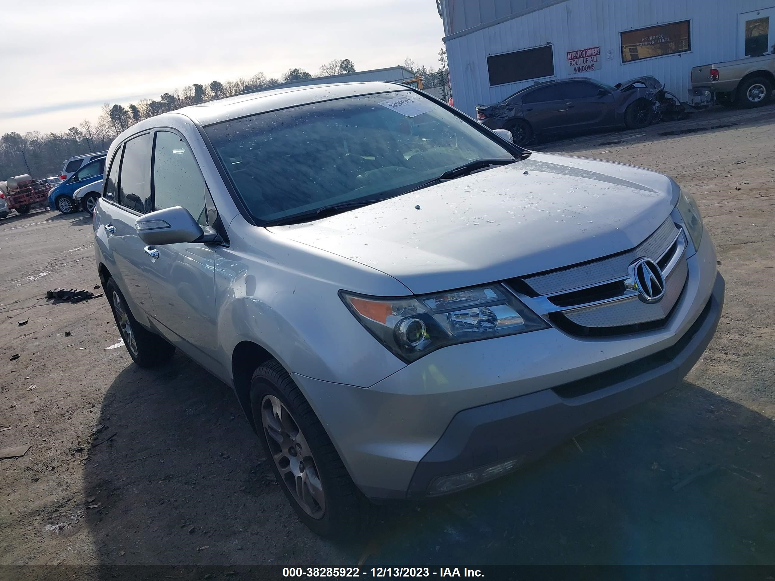 ACURA MDX 2007 2hnyd28407h549577