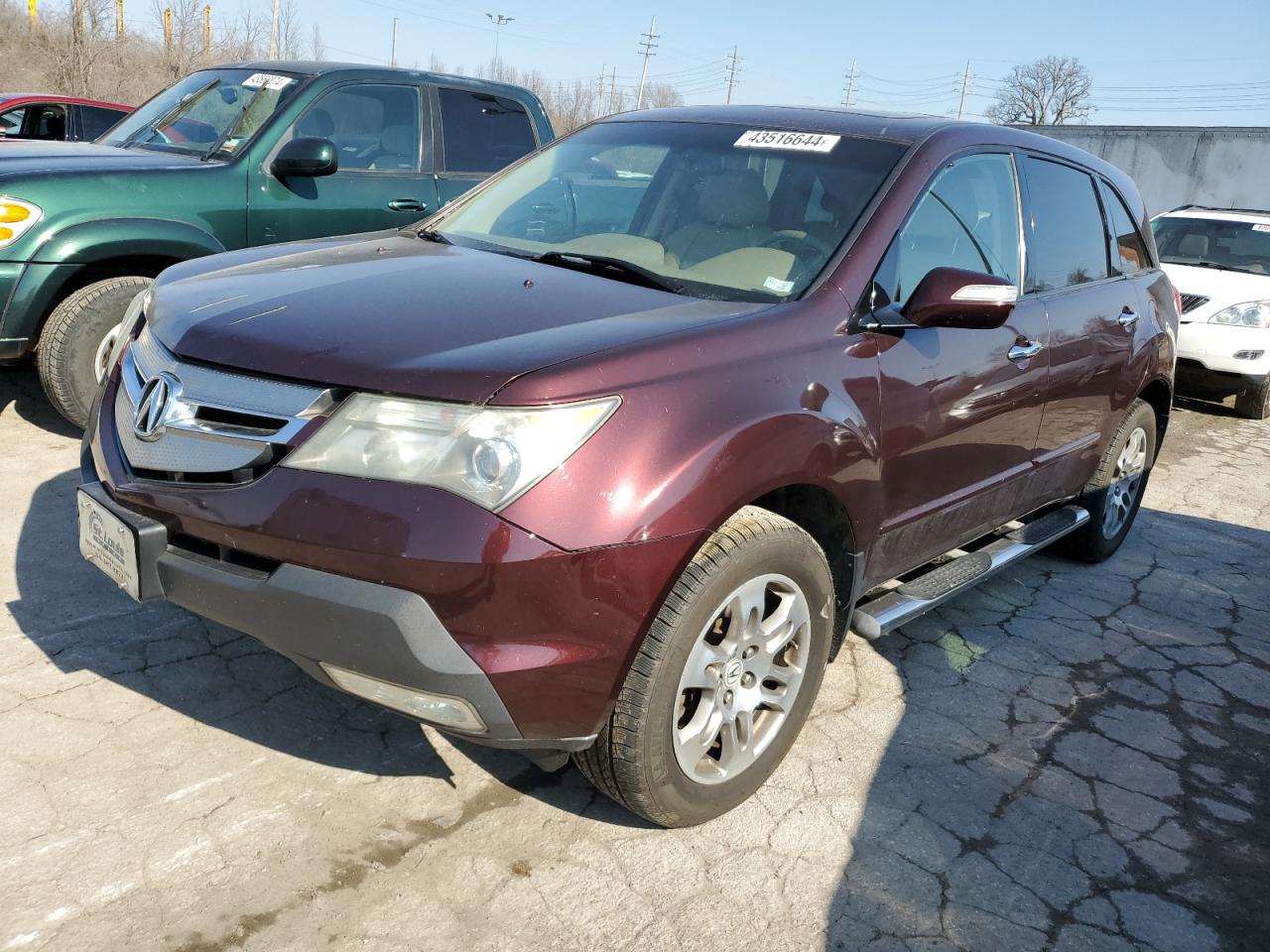 ACURA MDX 2008 2hnyd28408h543585