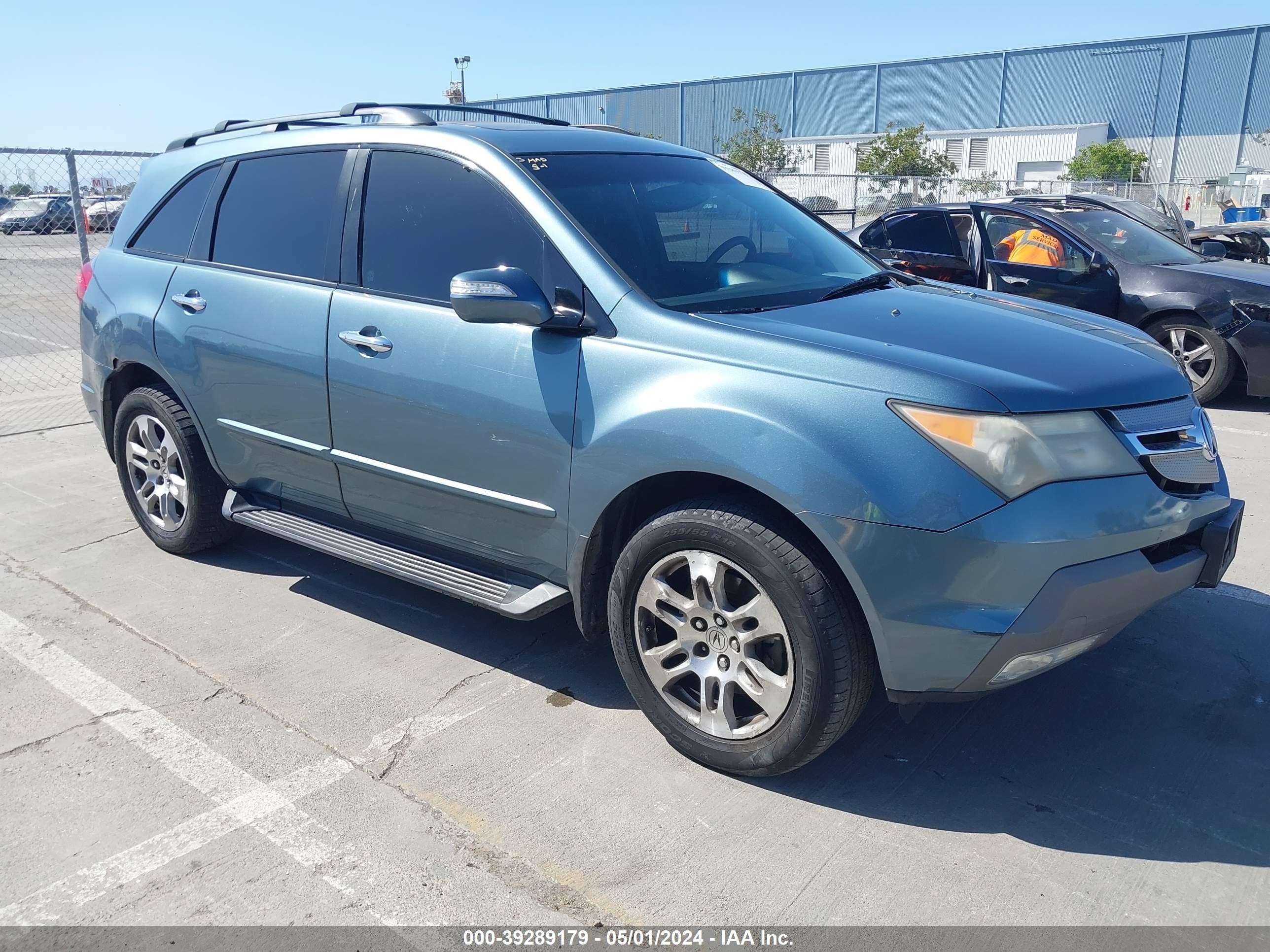 ACURA MDX 2007 2hnyd28417h516295