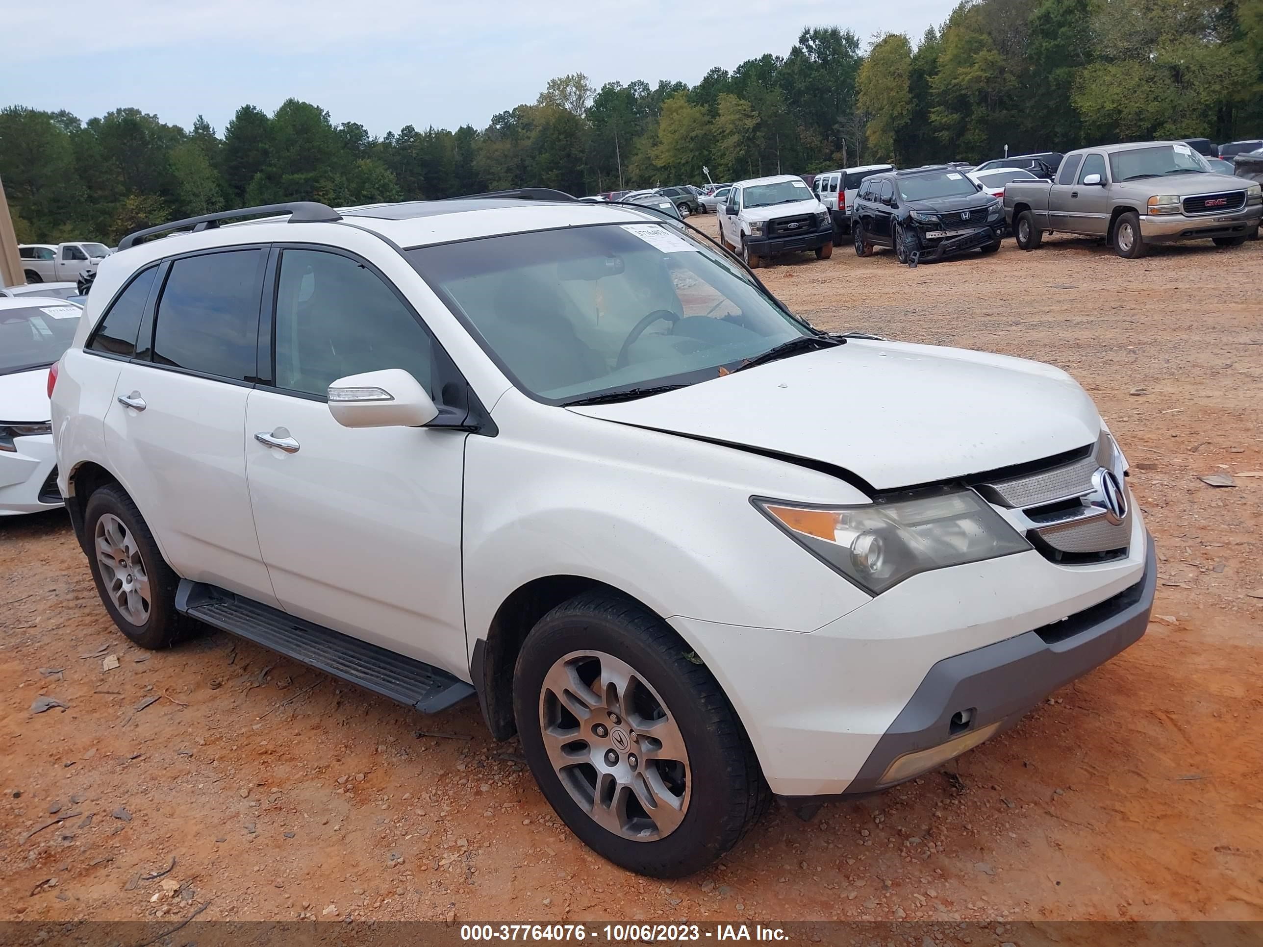 ACURA MDX 2008 2hnyd28418h505038