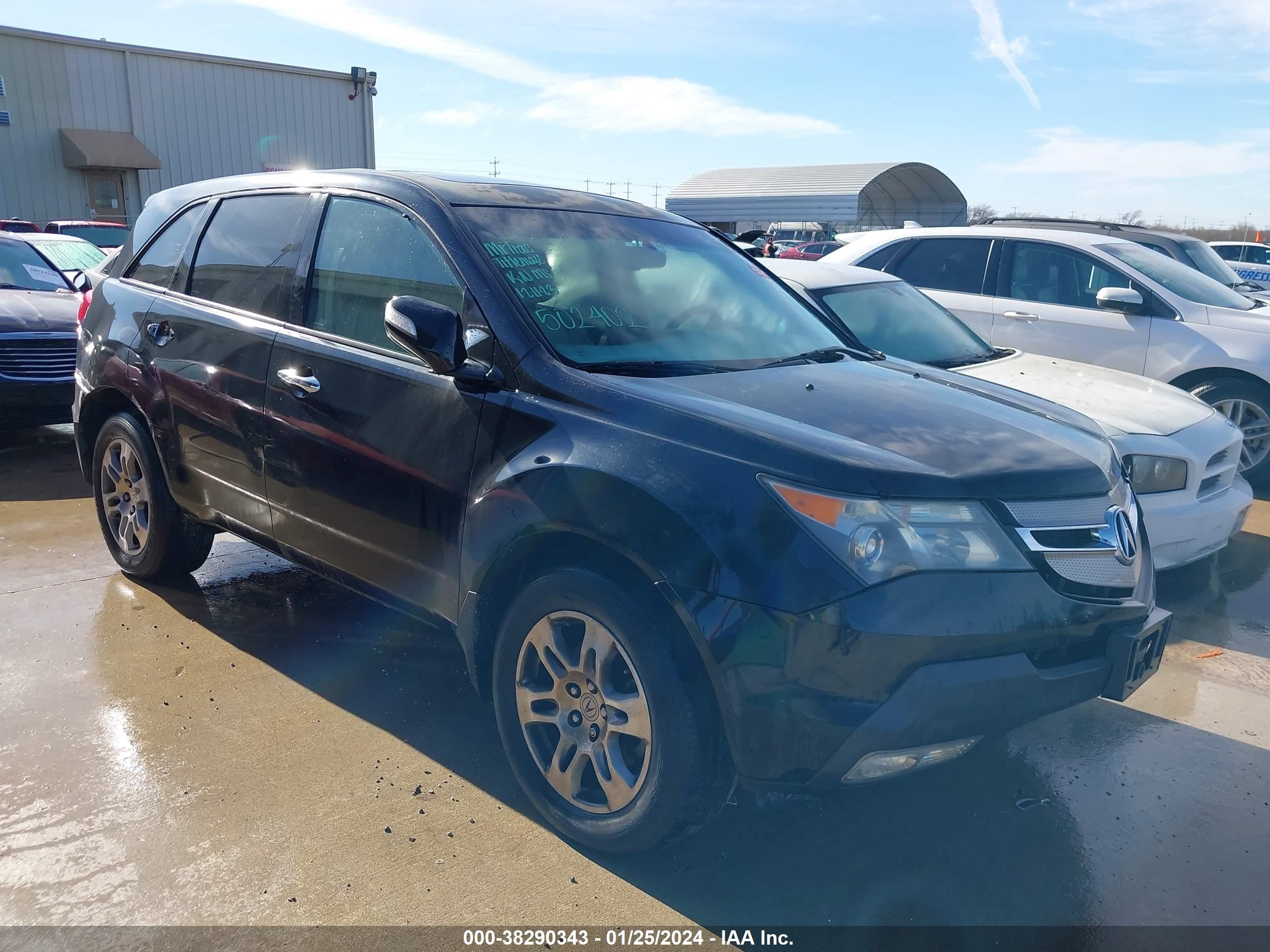 ACURA MDX 2009 2hnyd28419h502402