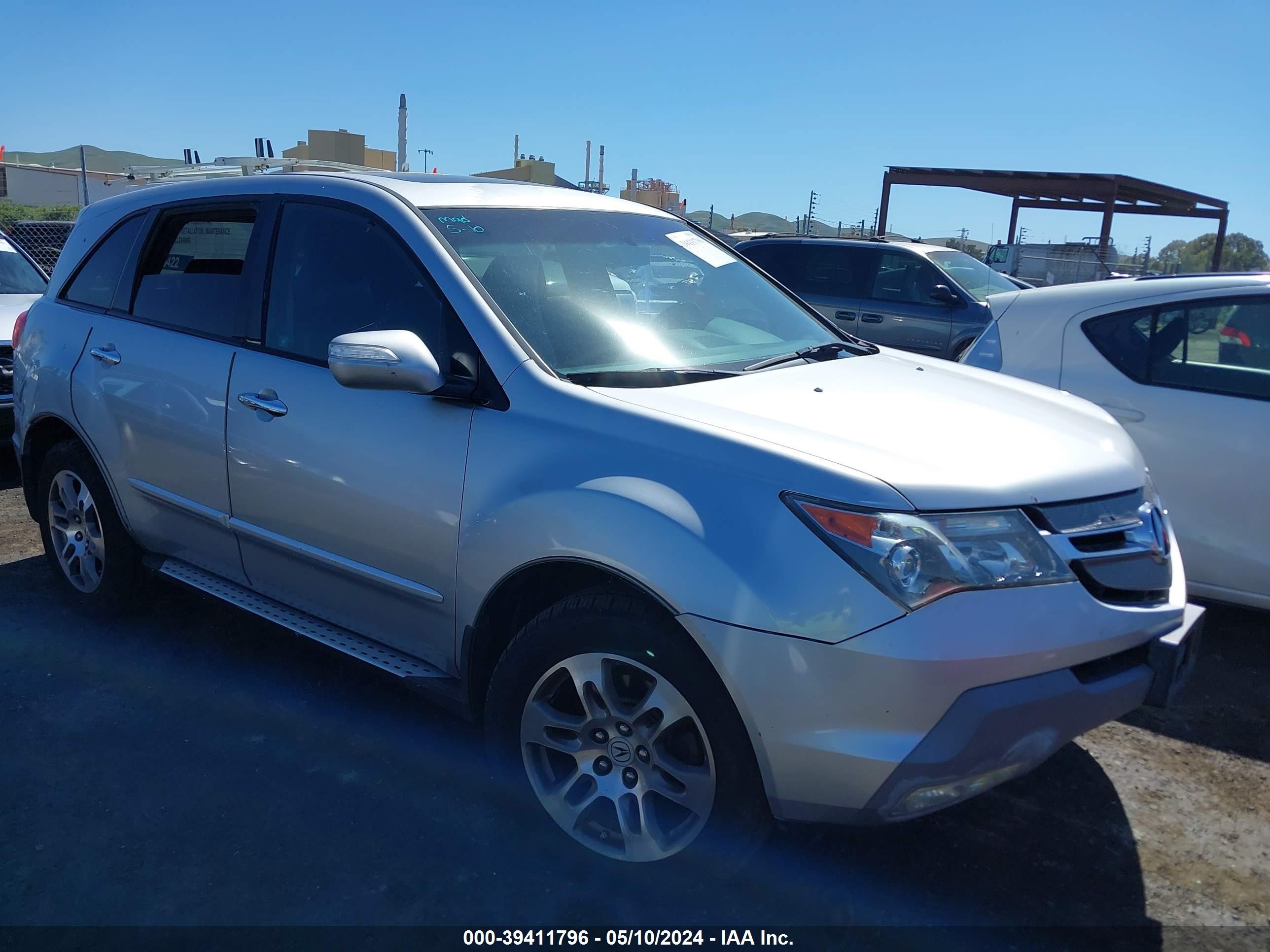 ACURA MDX 2007 2hnyd28427h539410