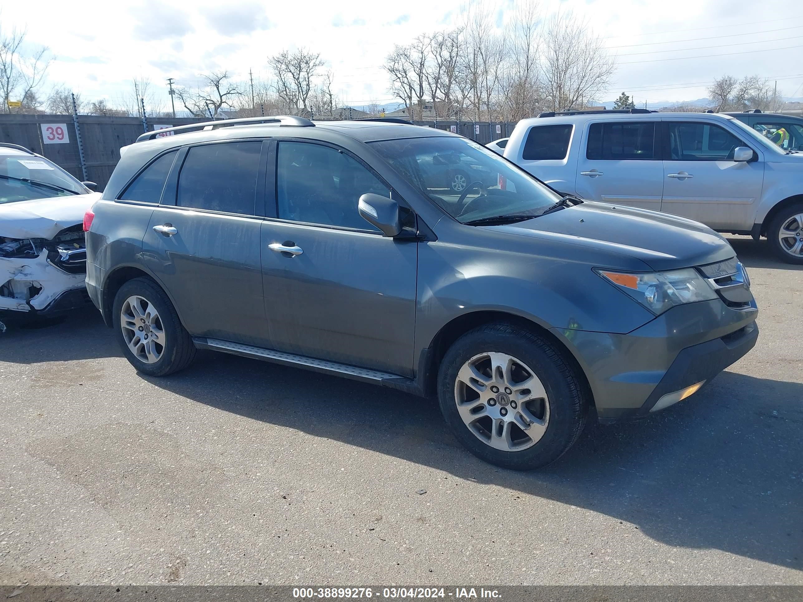 ACURA MDX 2007 2hnyd28437h510689